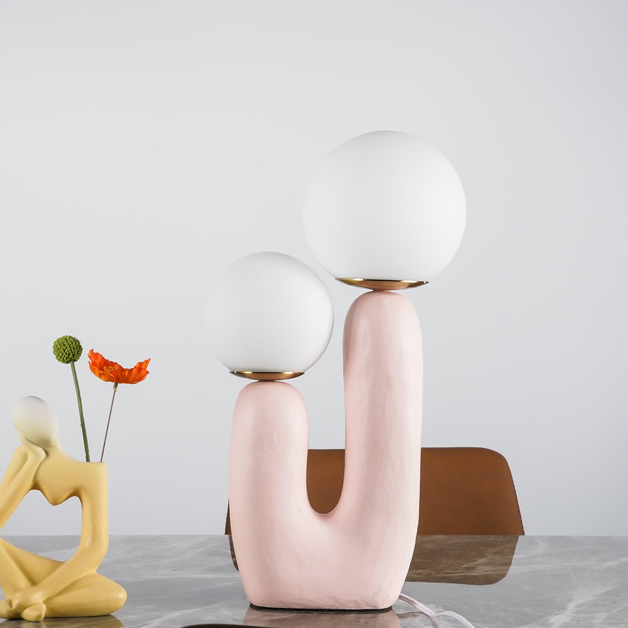 Table Lamp | Double Globe Table Light