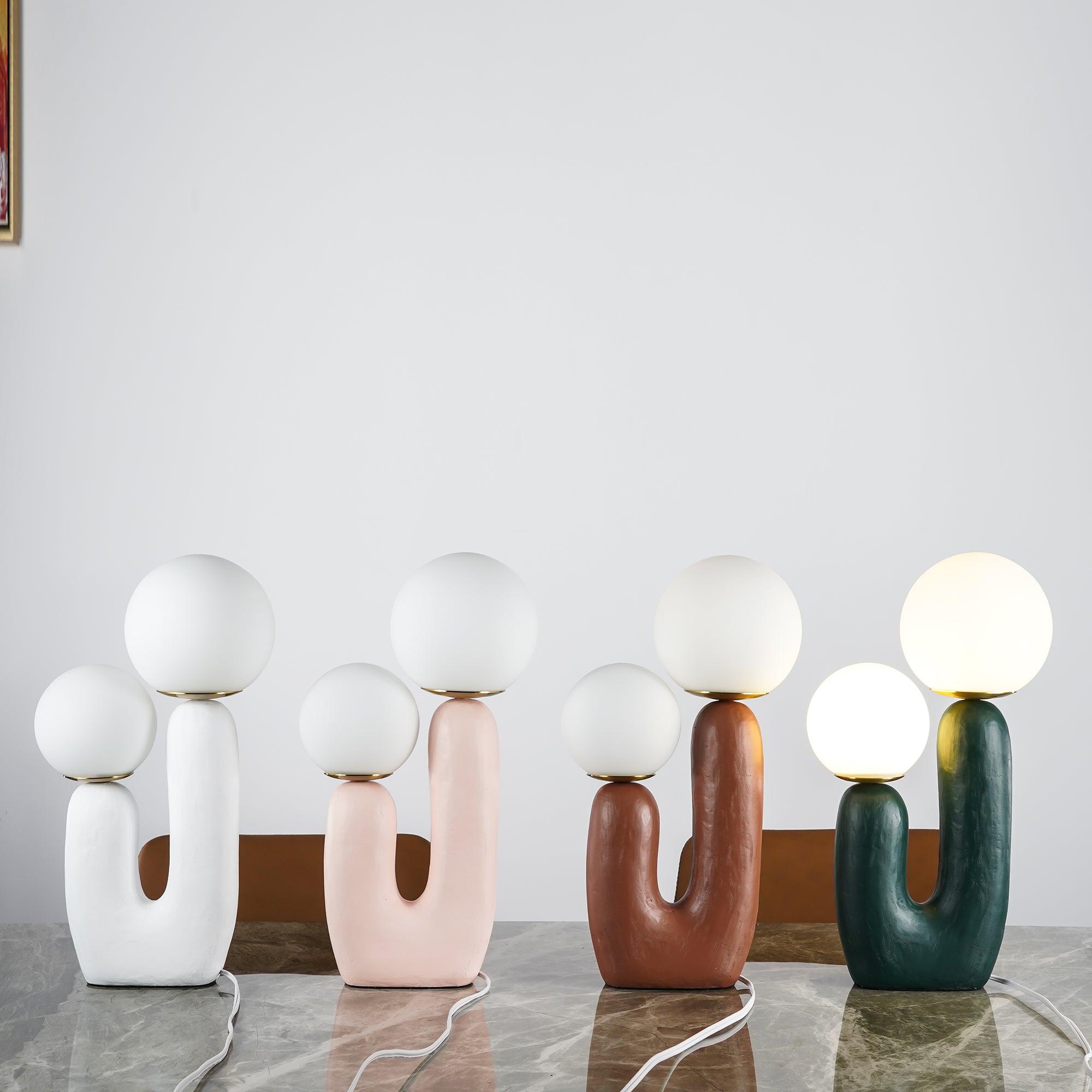 Table Lamp | Double Globe Table Light