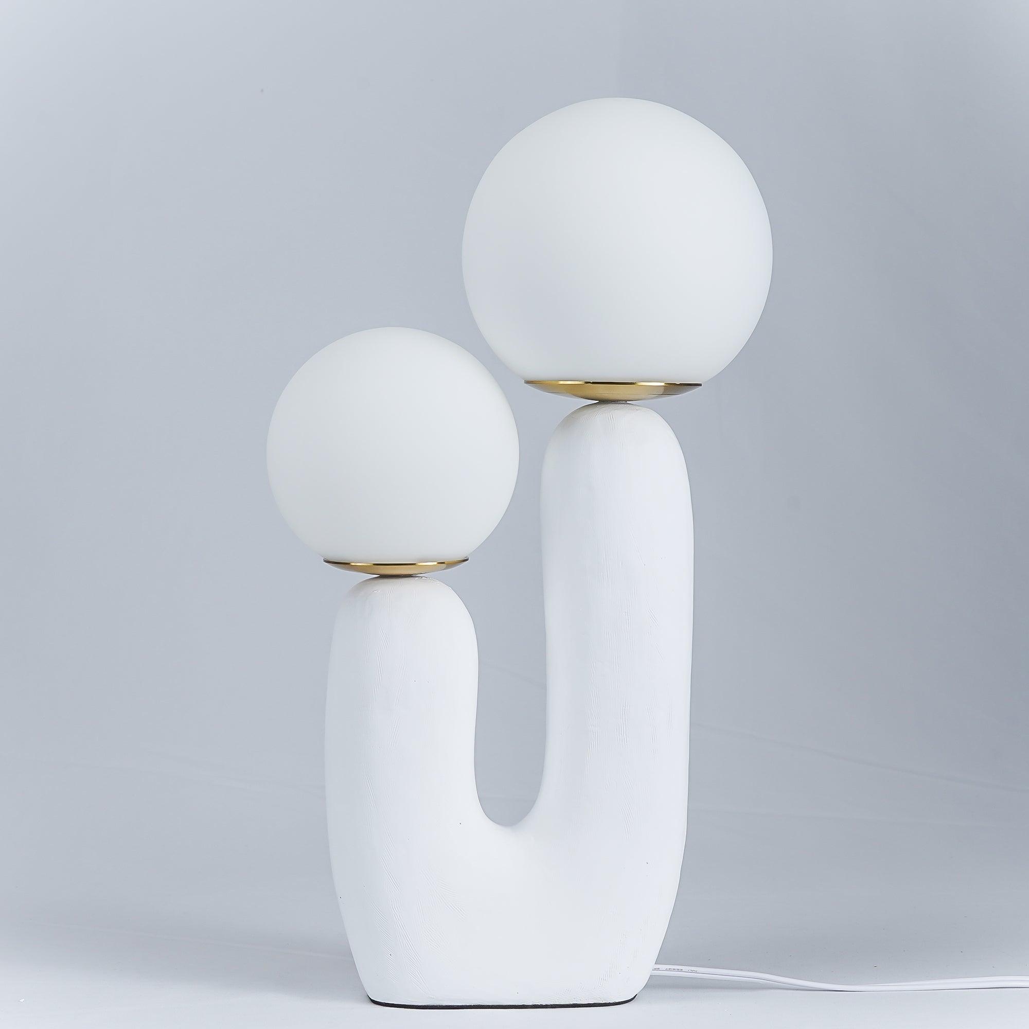 Table Lamp | Double Globe Table Light