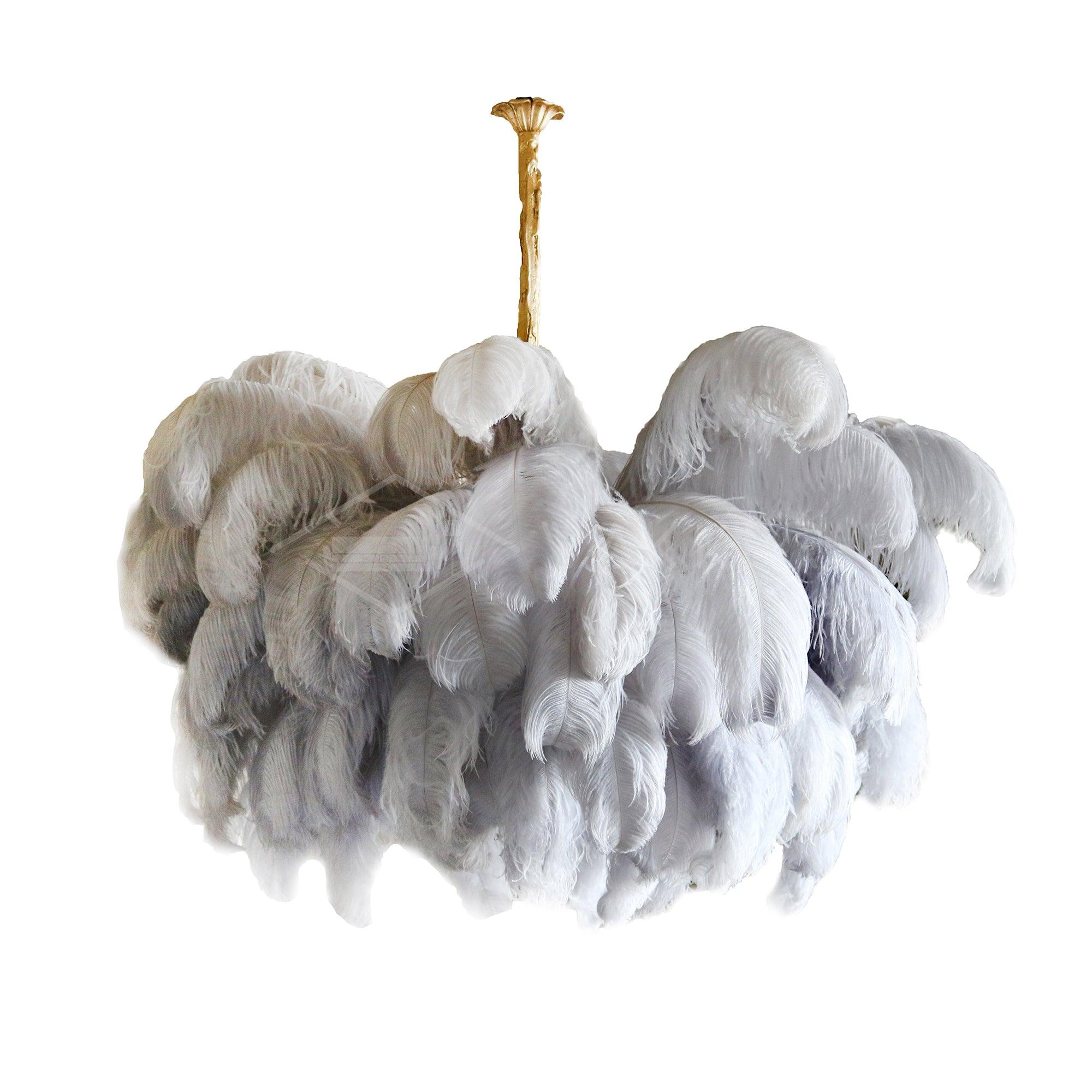 Feather Design Chandelier | Cloud-Shape Hanging Light