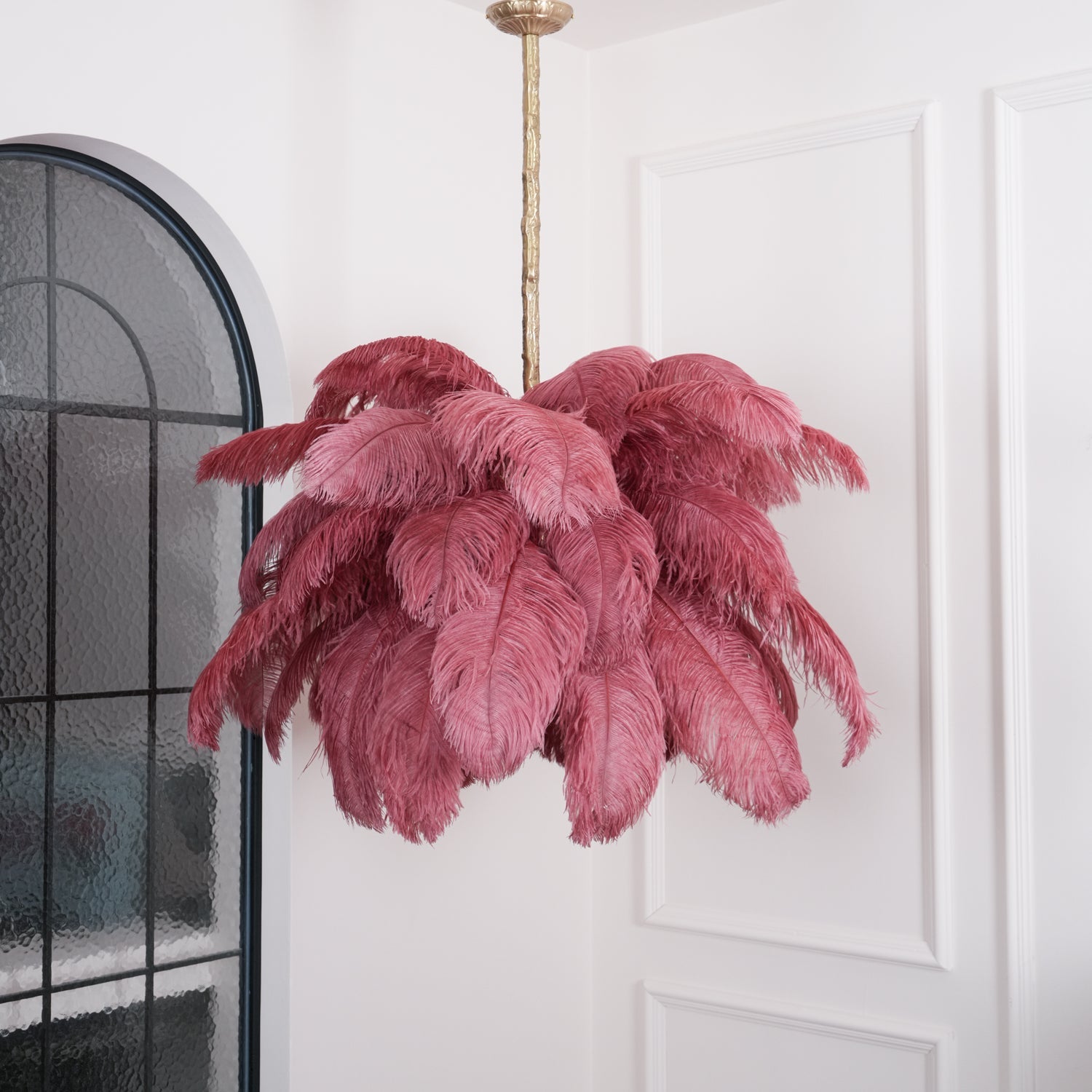 Feather Design Chandelier | Cloud-Shape Hanging Light