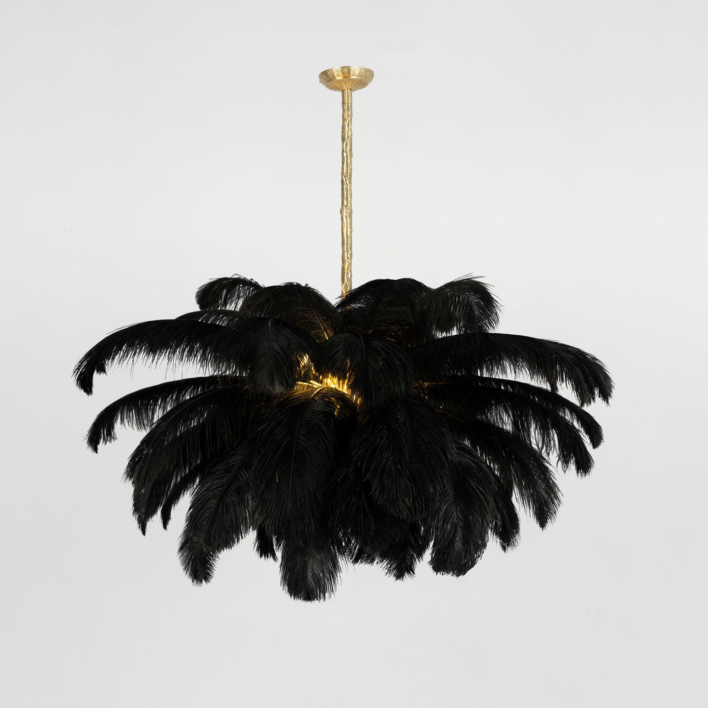Feather Design Chandelier | Cloud-Shape Hanging Light