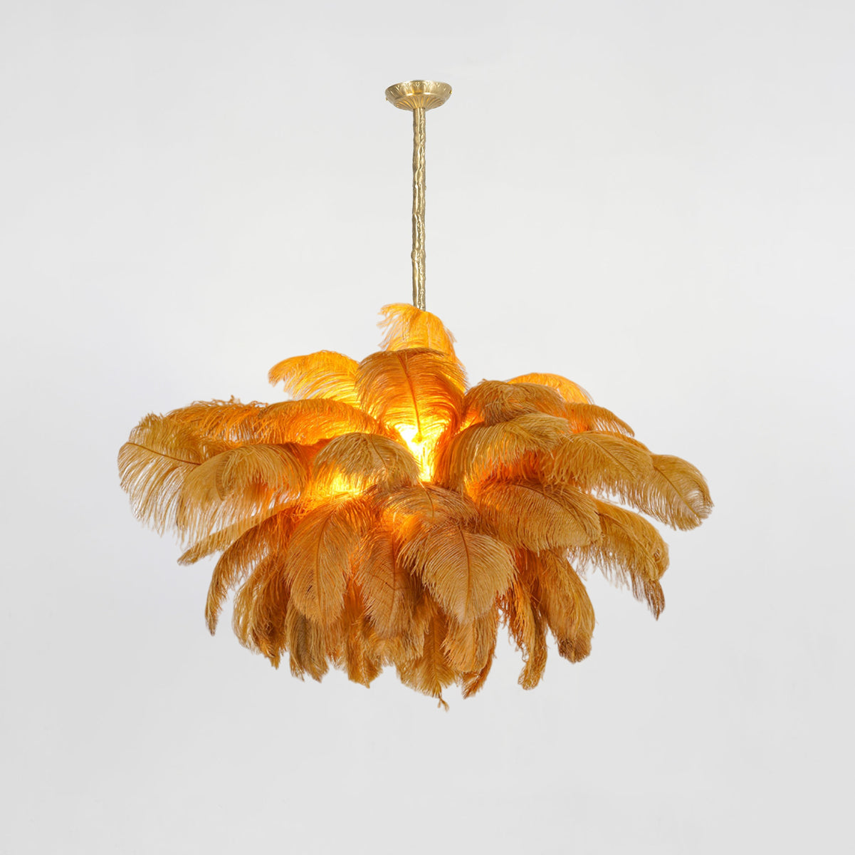 Feather Design Chandelier | Cloud-Shape Hanging Light