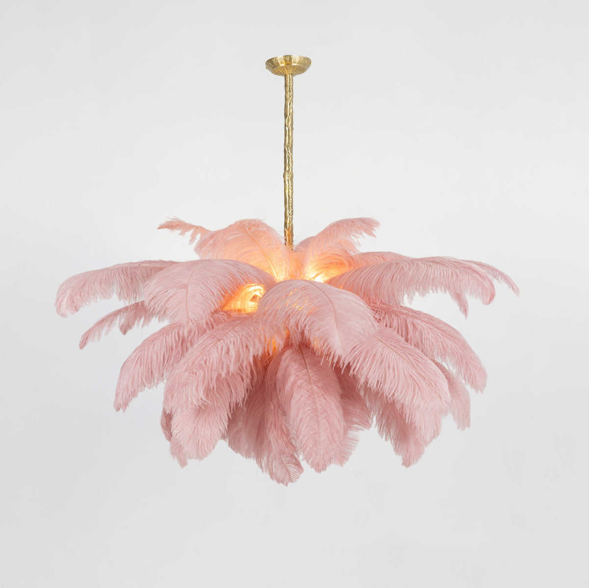 Feather Design Chandelier | Cloud-Shape Hanging Light