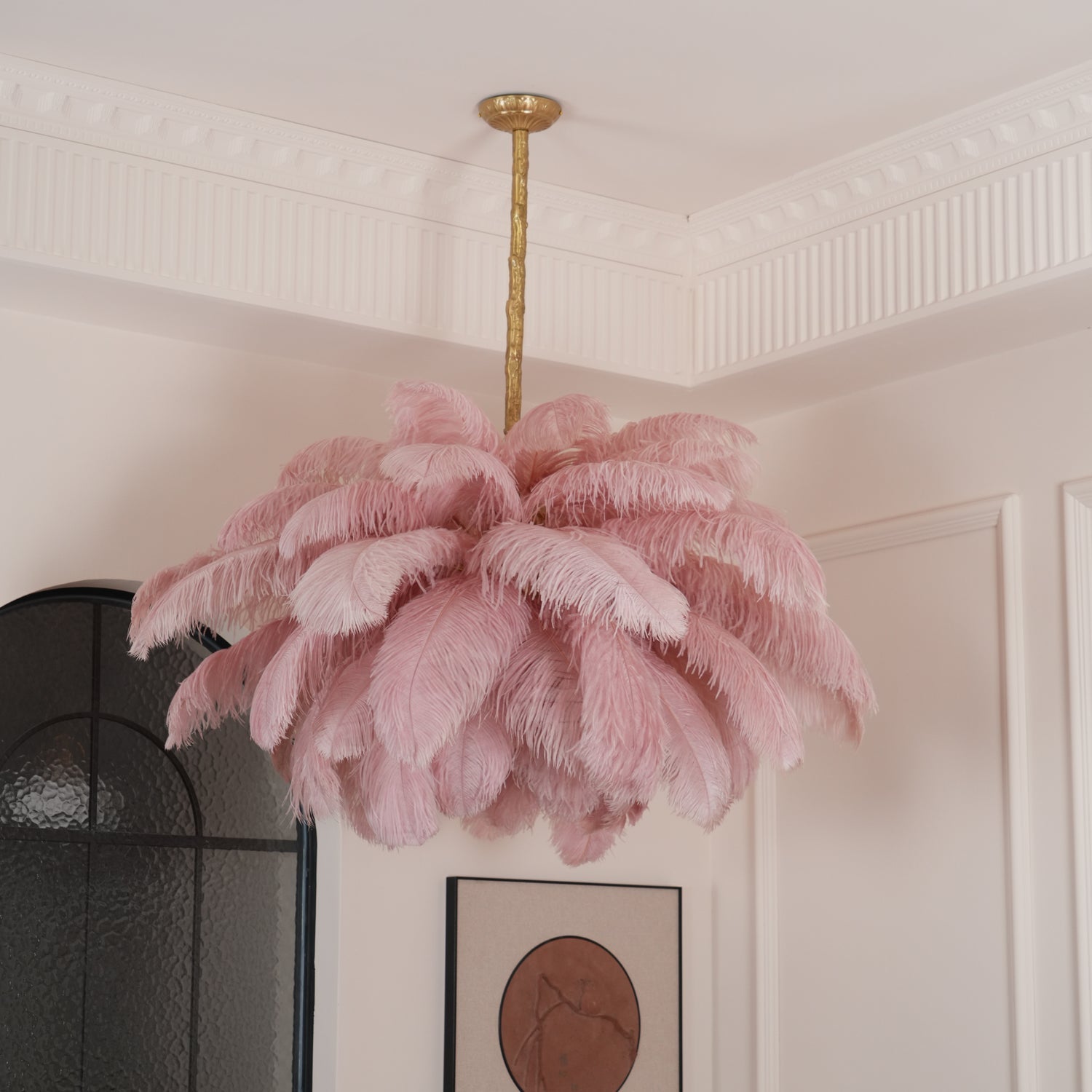 Feather Design Chandelier | Cloud-Shape Hanging Light