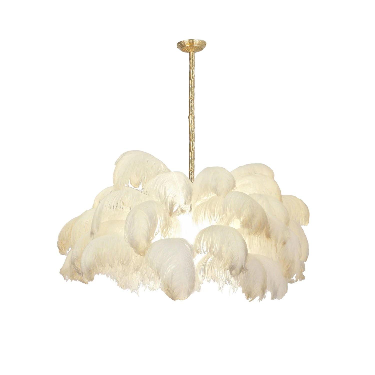 Feather Design Chandelier | Cloud-Shape Hanging Light