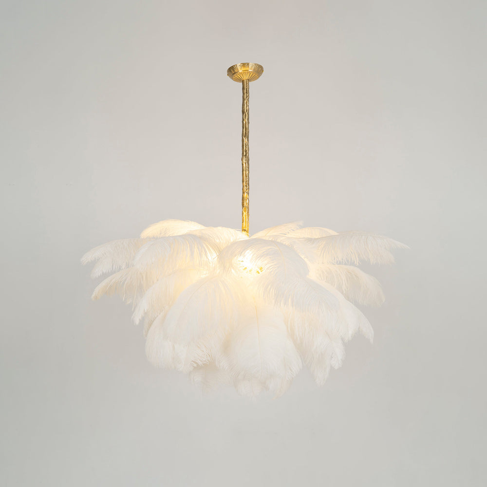 Feather Design Chandelier | Cloud-Shape Hanging Light