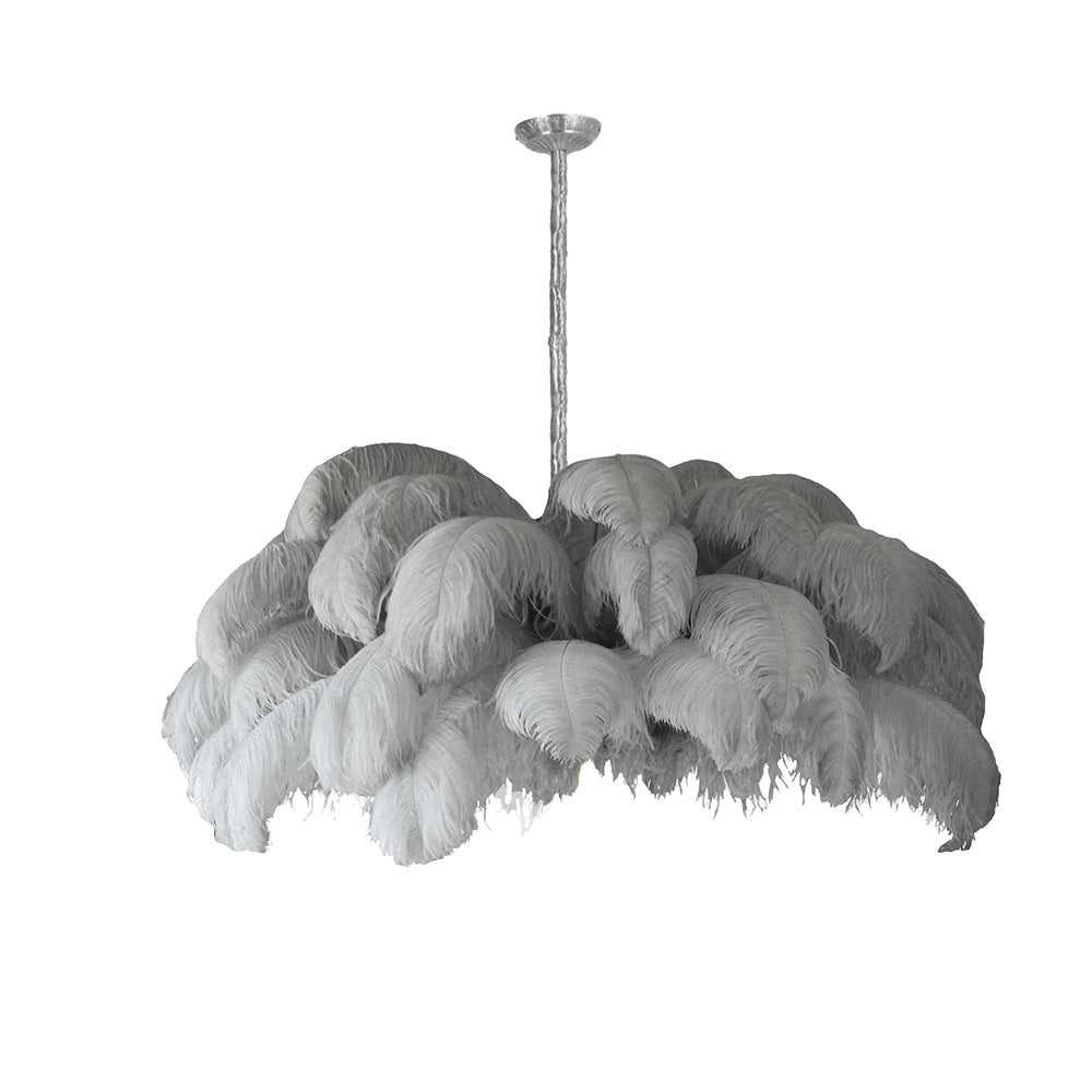 Feather Design Chandelier | Cloud-Shape Hanging Light