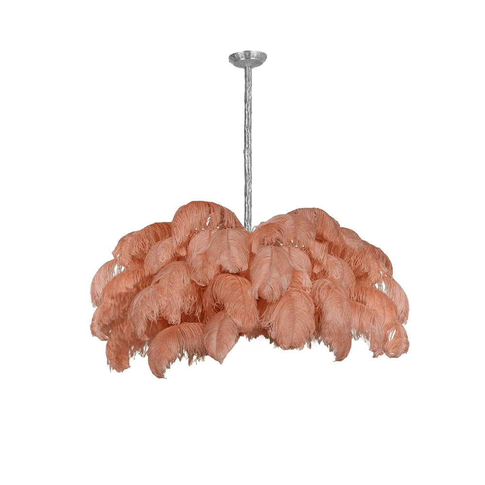 Feather Design Chandelier | Cloud-Shape Hanging Light