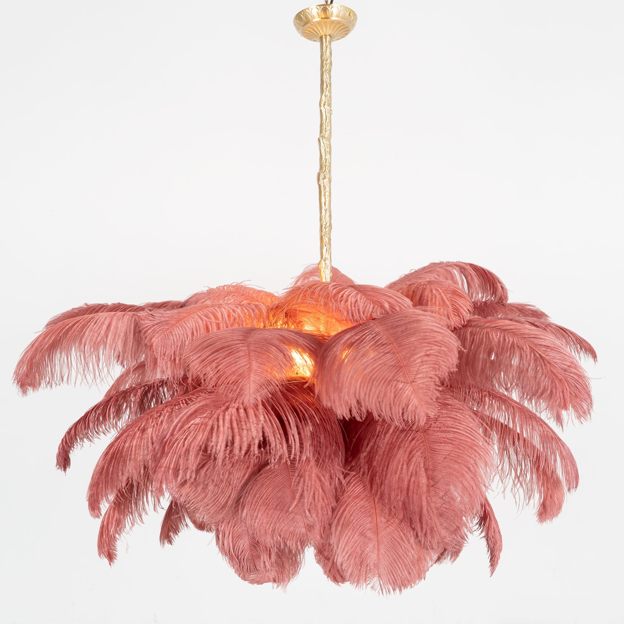 Feather Design Chandelier | Cloud-Shape Hanging Light
