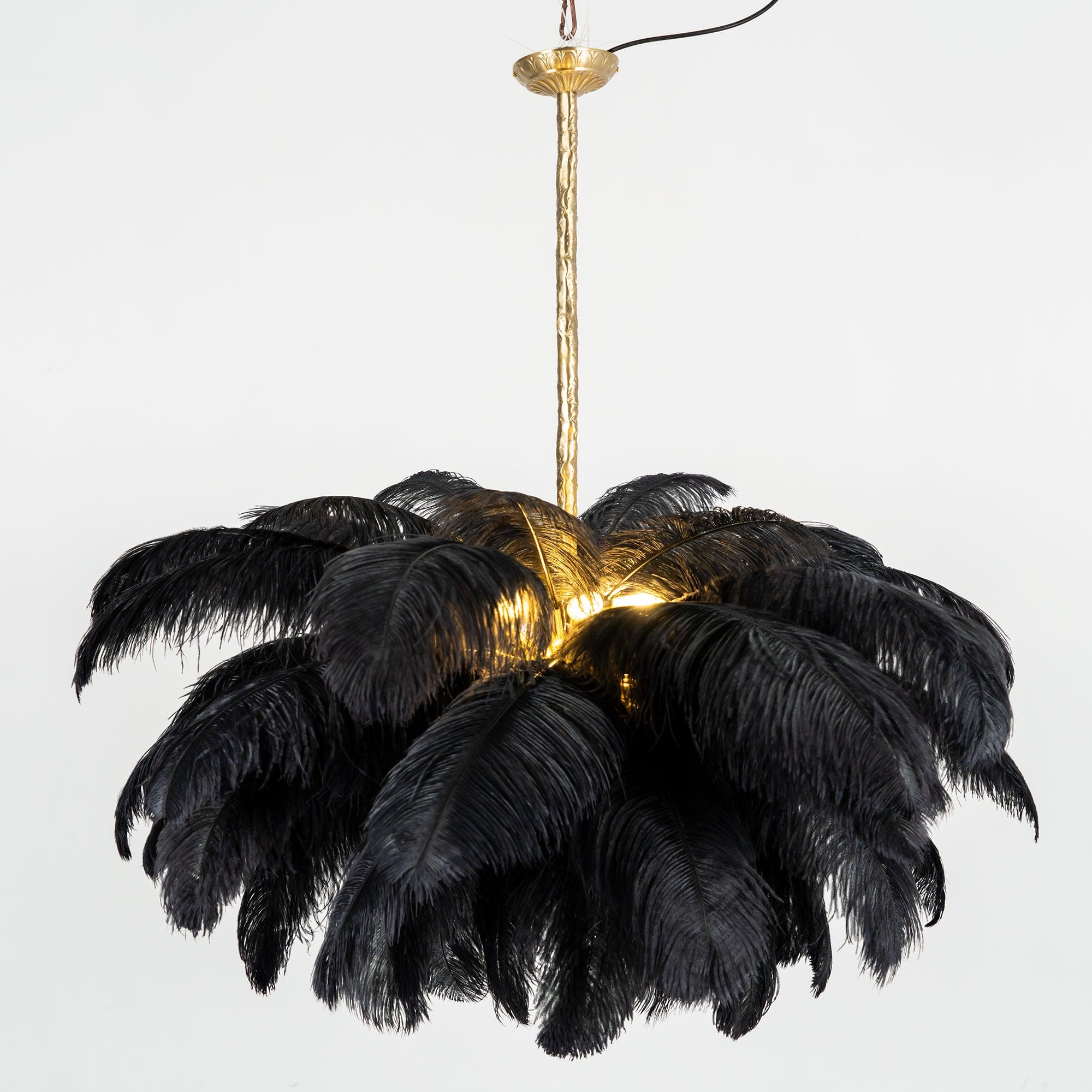 Feather Design Chandelier | Cloud-Shape Hanging Light