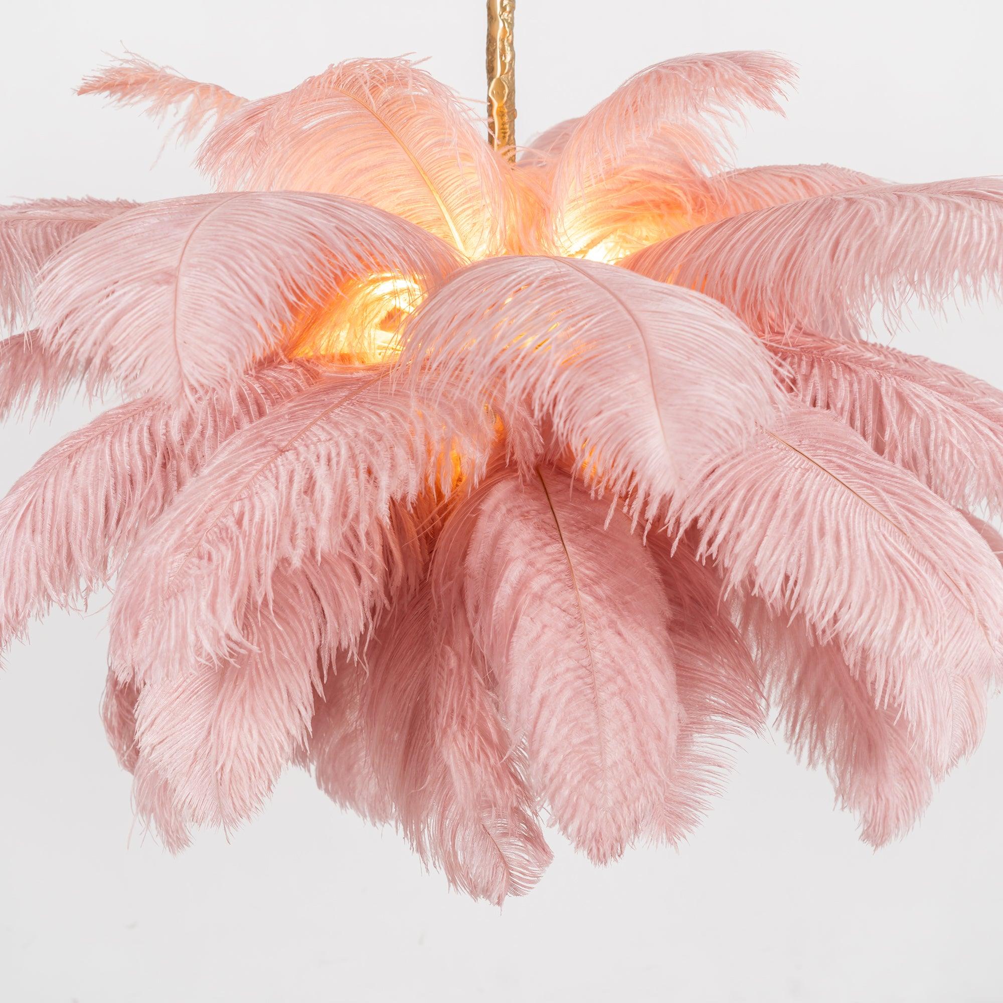 Feather Design Chandelier | Cloud-Shape Hanging Light
