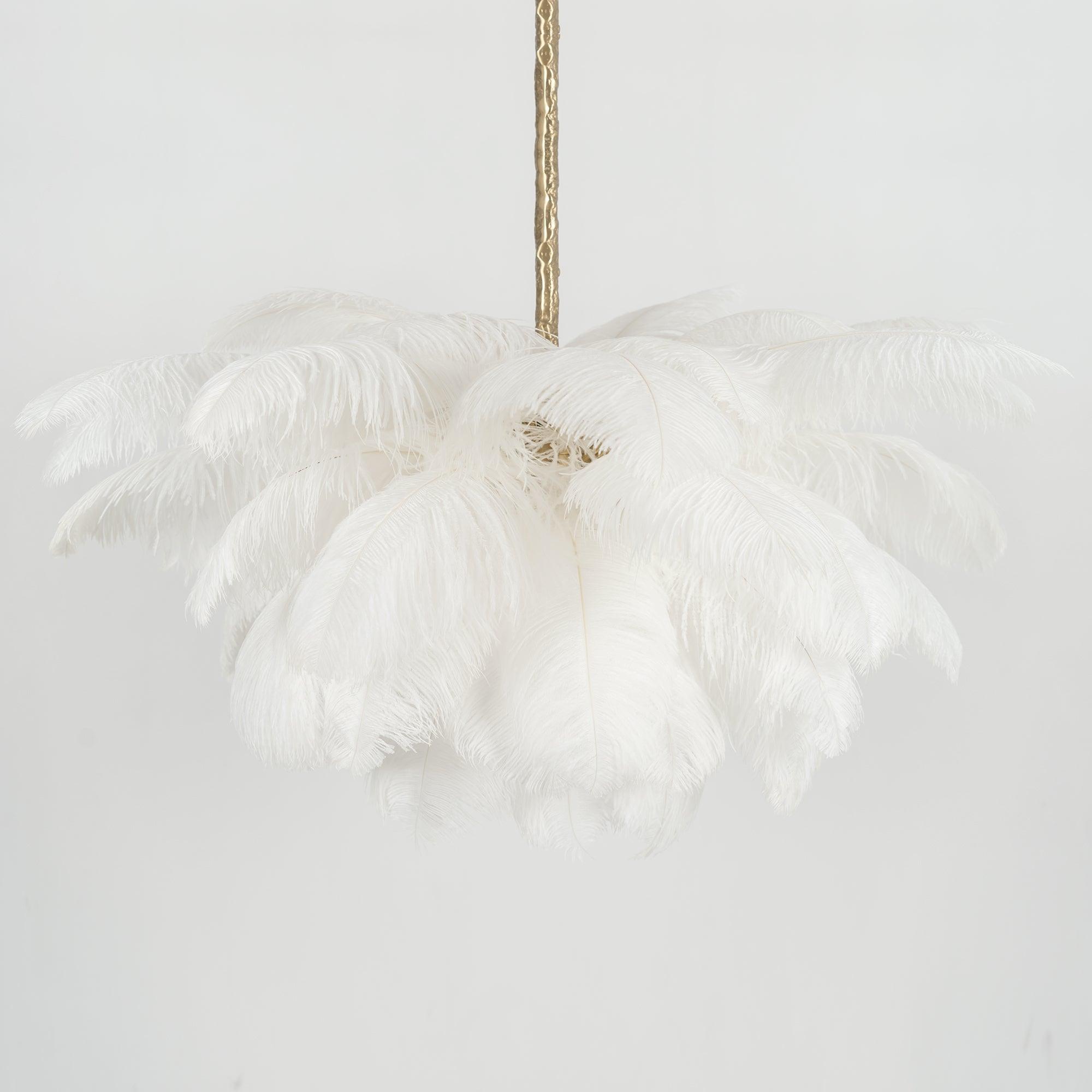 Feather Design Chandelier | Cloud-Shape Hanging Light