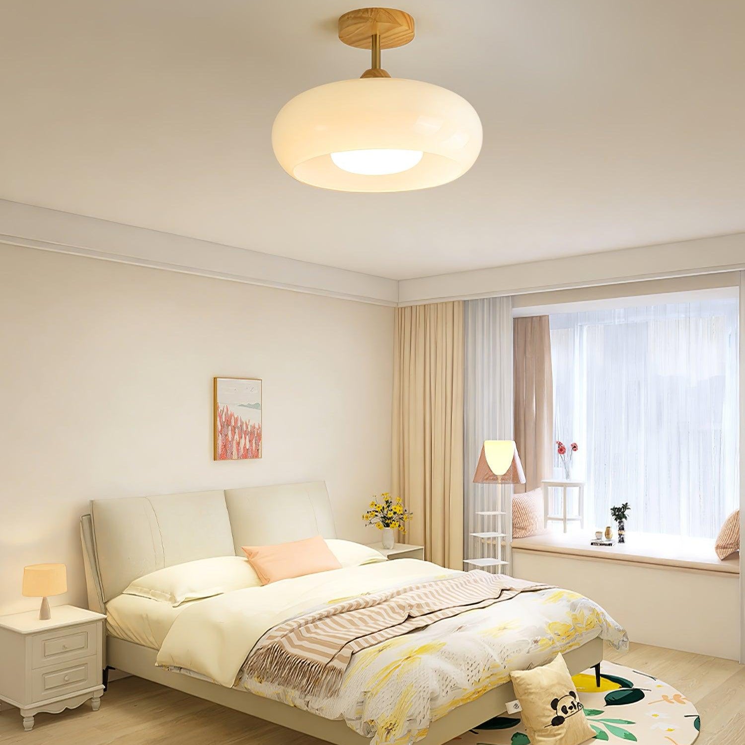 Ceiling Lights | Vintage  Bauhaus Round Dome