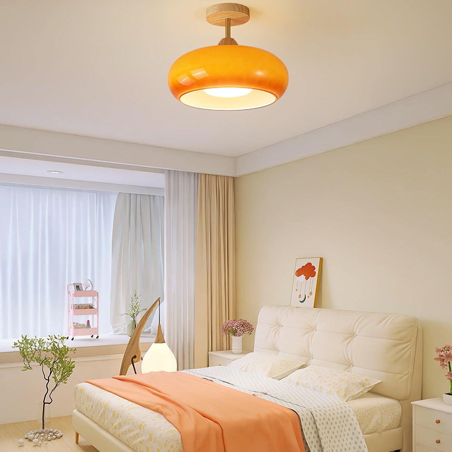 Ceiling Lights | Vintage  Bauhaus Round Dome