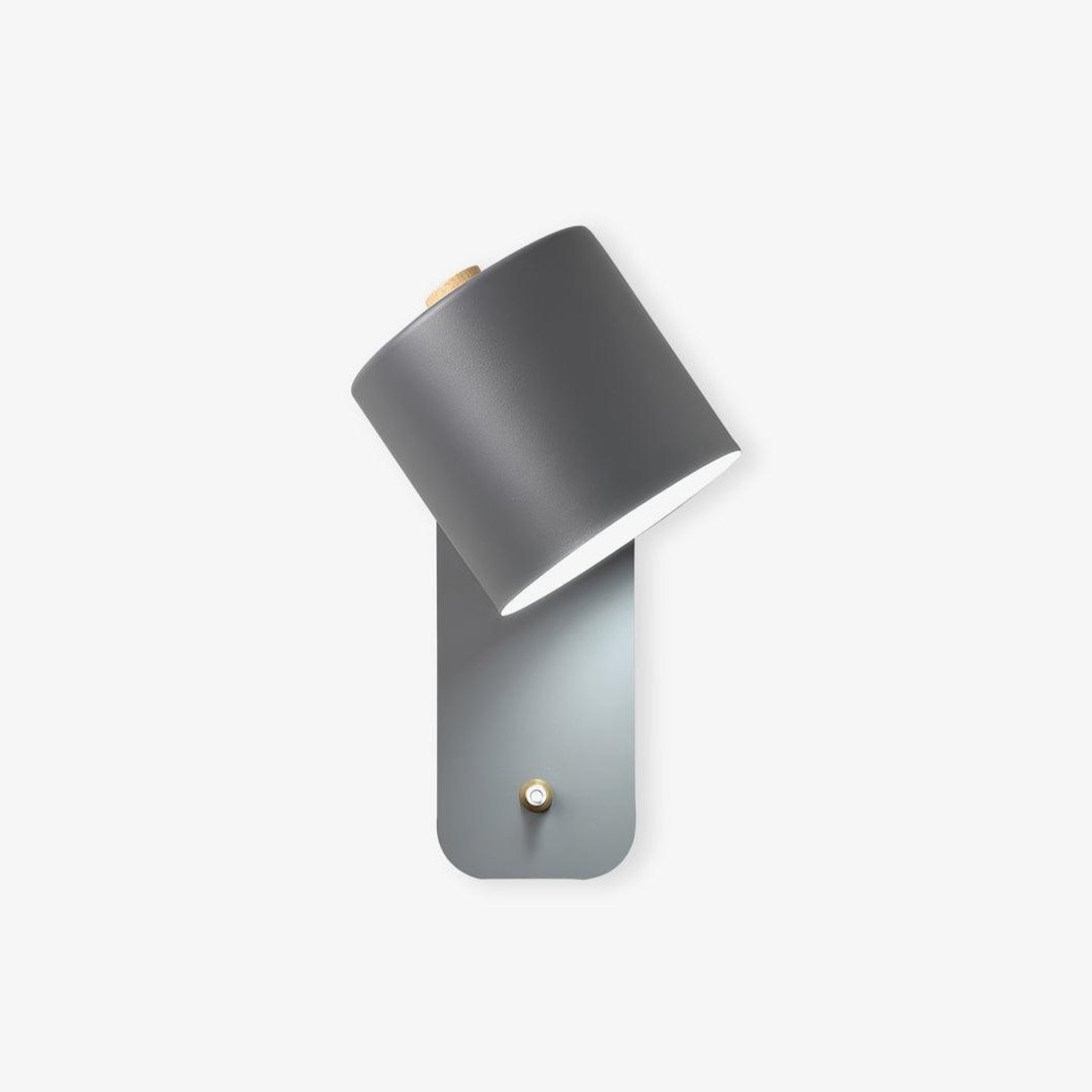 Wall Light Adjustable | Cylindrical Shade Fixture