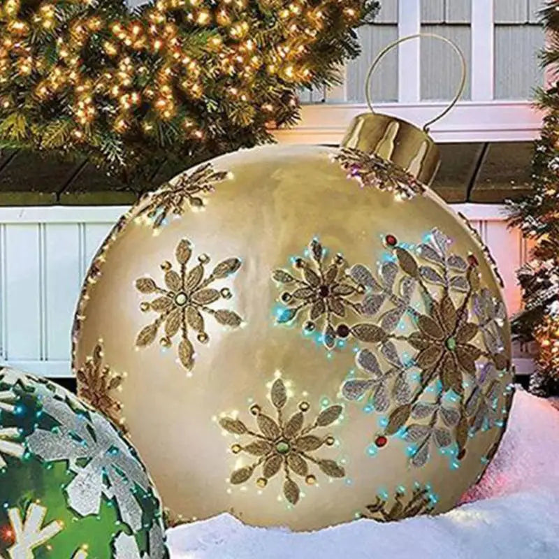 Inflatable Christmas Decoration | Outdoor Ornament Ball Display