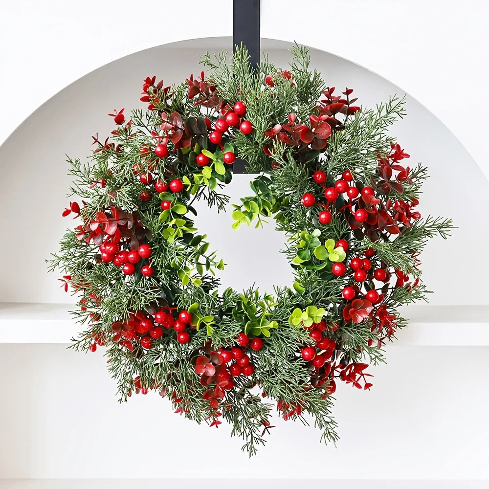 Christmas Wreath | Berry and Greenery Decoration
