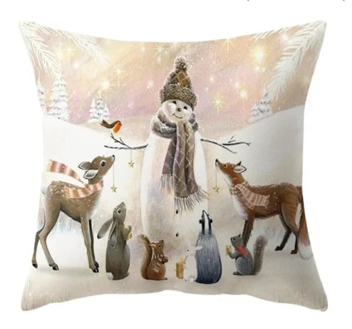 Cushion Christmas Covers | Winter Scene Prints