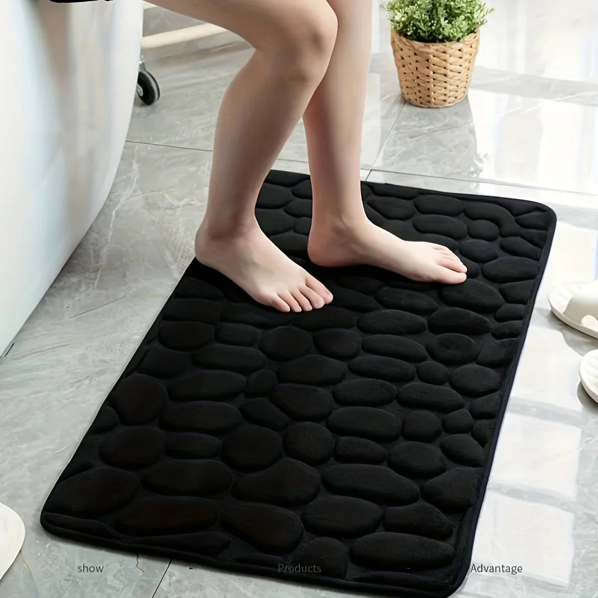 CrystalShore | Soft Bath Mat