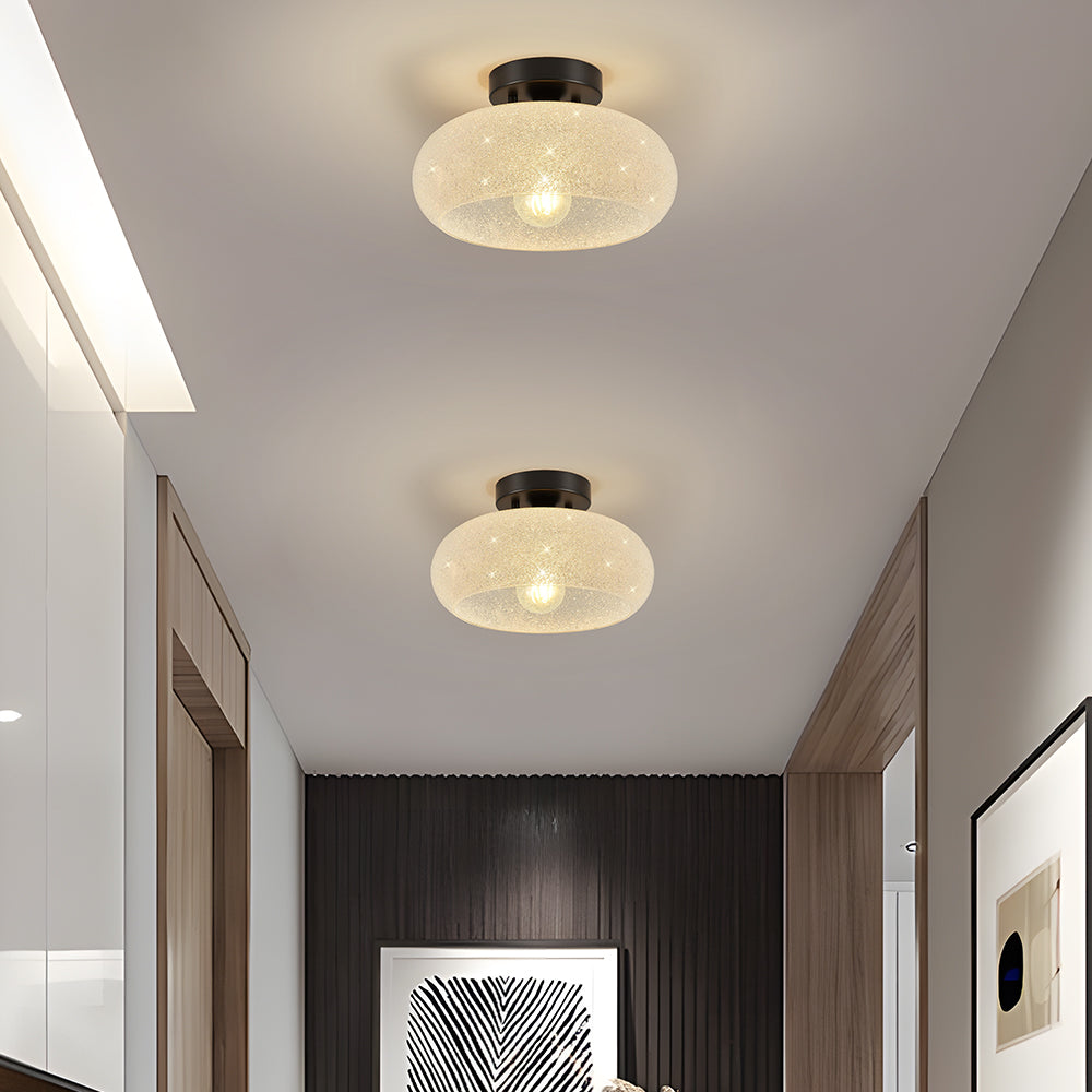 Ceiling Light | Modern Round Semi Flush Fixture