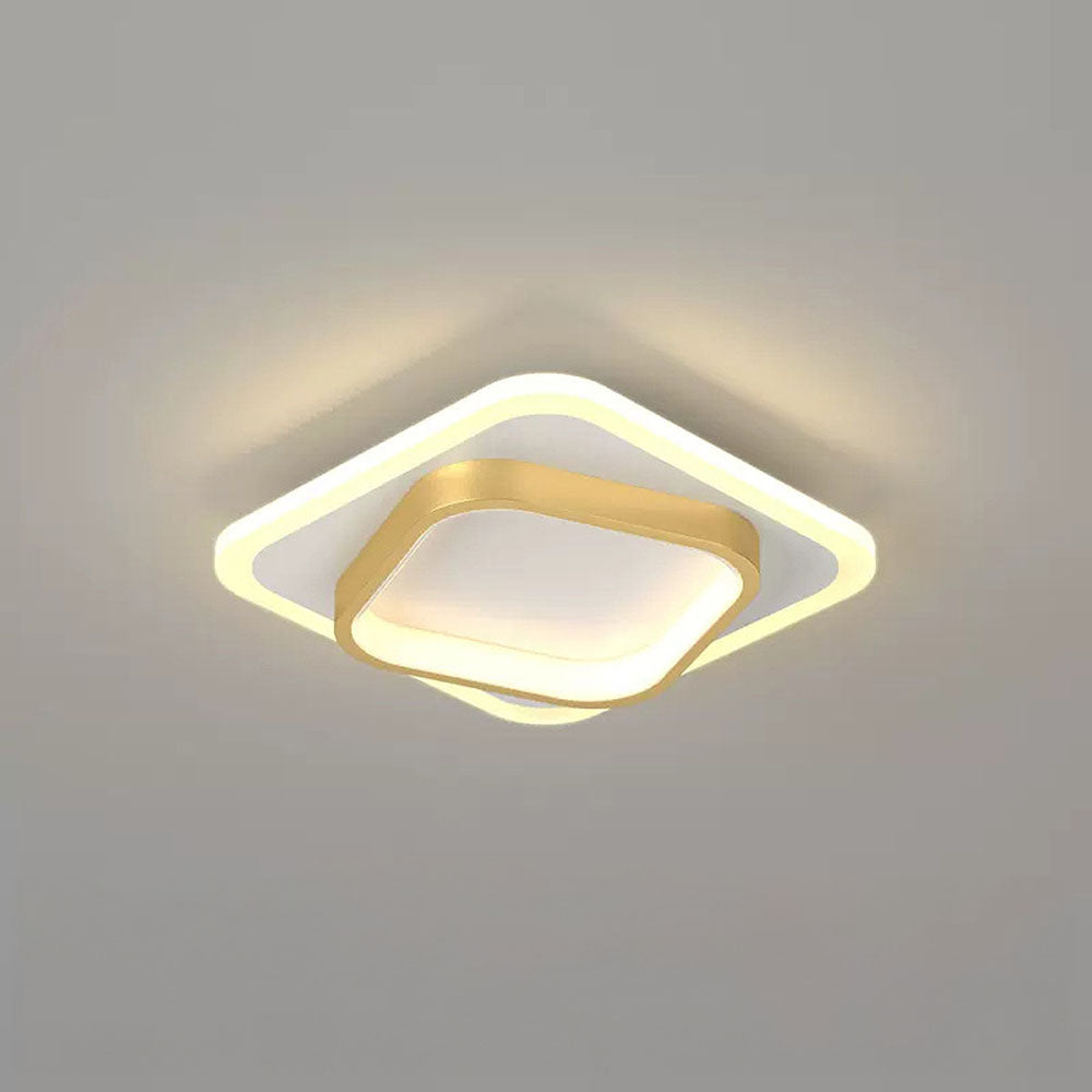 Ceiling Light | Geometric Square LED Fixture