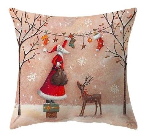 Cushion Christmas Covers | Winter Scene Prints
