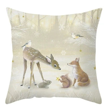 Cushion Christmas Covers | Winter Scene Prints