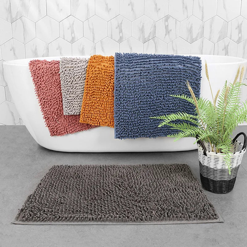 CherishedTexture | Plush Chenille Bath Mat