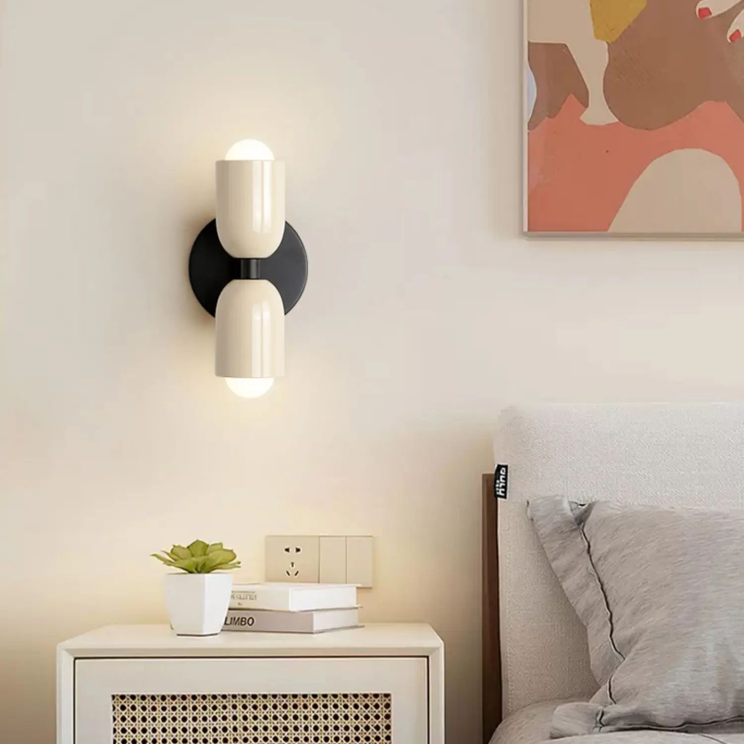 LuxeGlow | Modern Double-Headed LED Wall Light Fixture