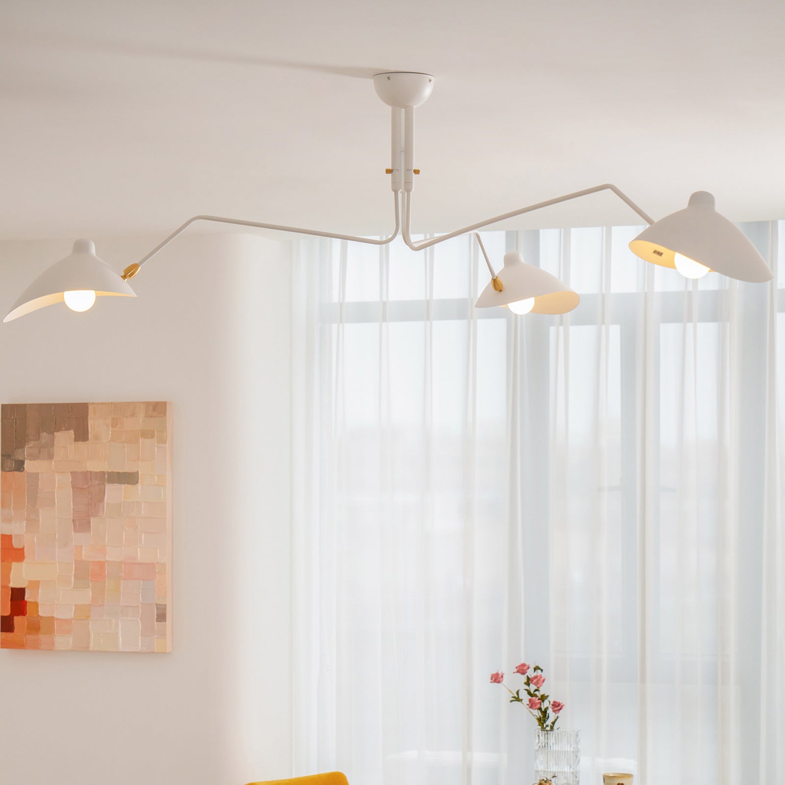 Ceiling Light Multi Arm | Adjustable Fixture with 3 or 6 Heads