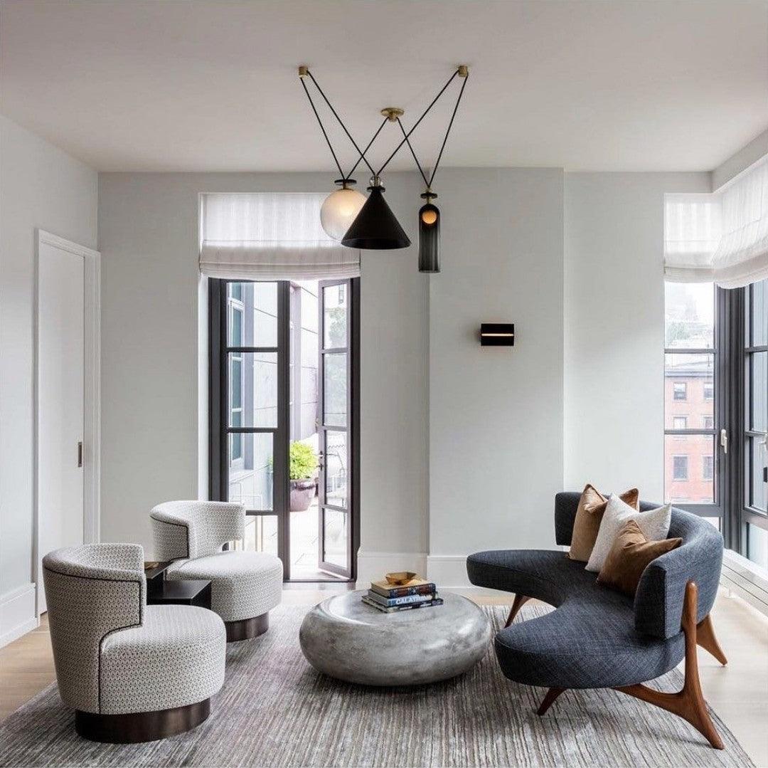 Geometric Shape Art Chandelier | Modern Multi-Pendant Light