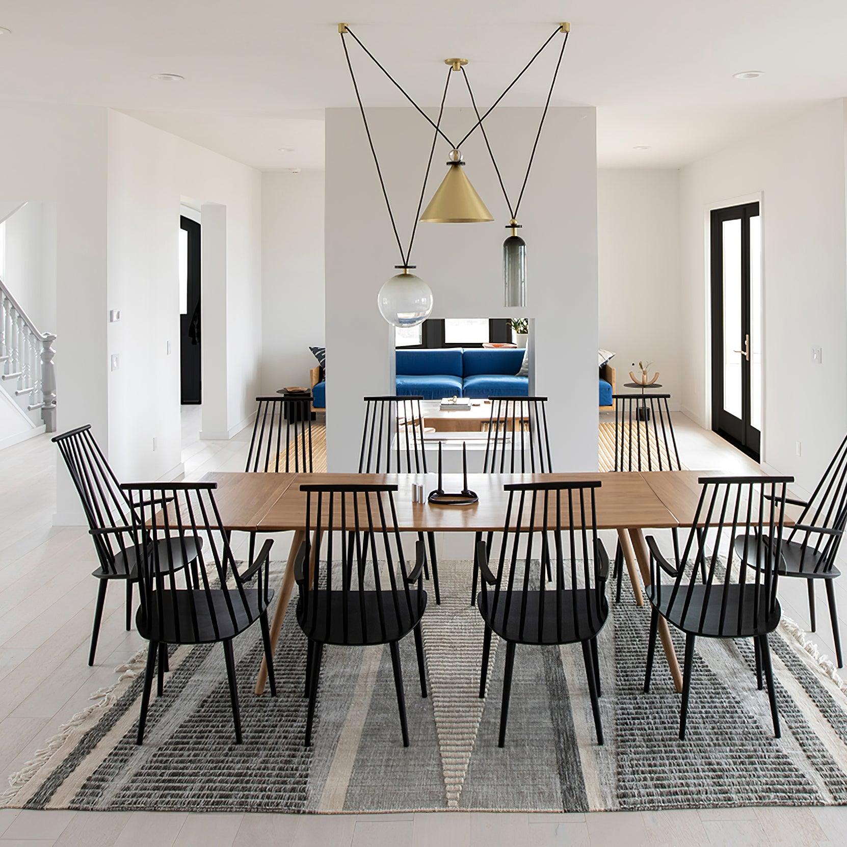 Geometric Shape Art Chandelier | Modern Multi-Pendant Light