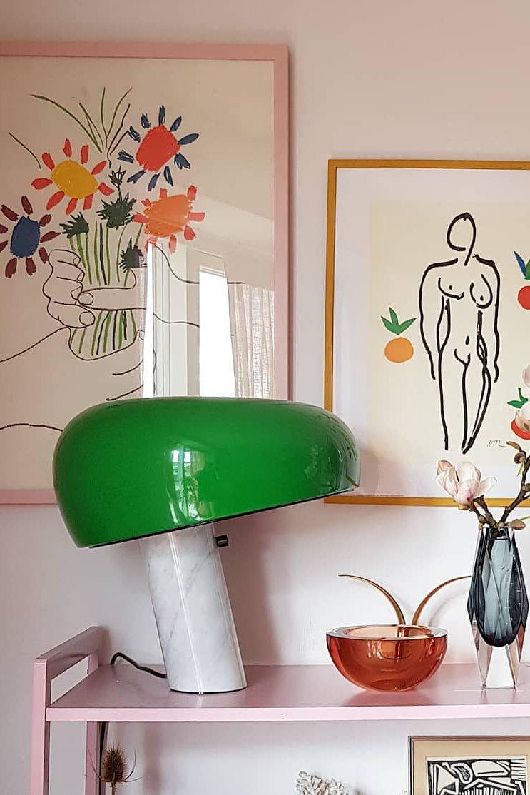 Table Lamp | Marble Base Table Light