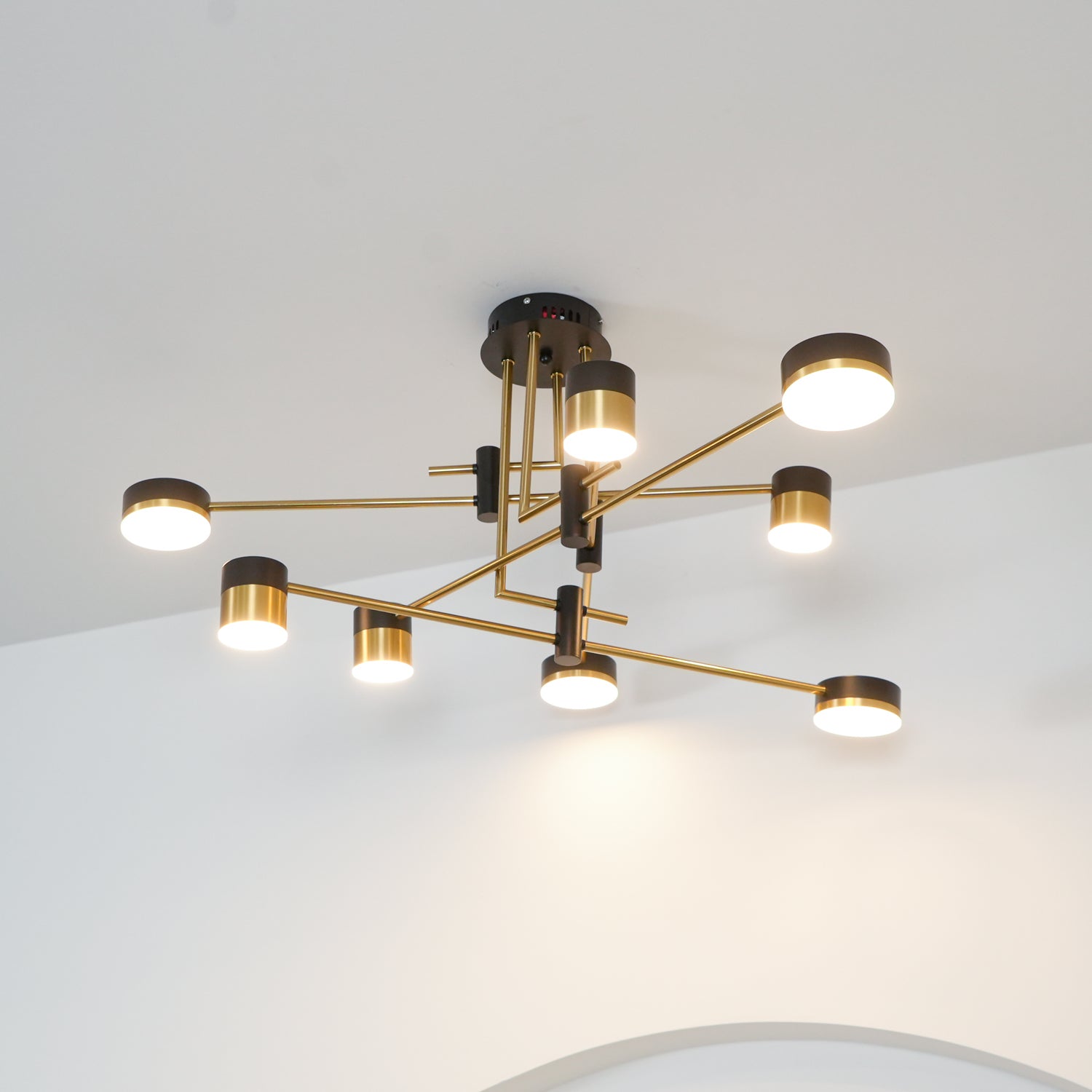 Ceiling Light Multi Arm | Integrated LED Fixture
