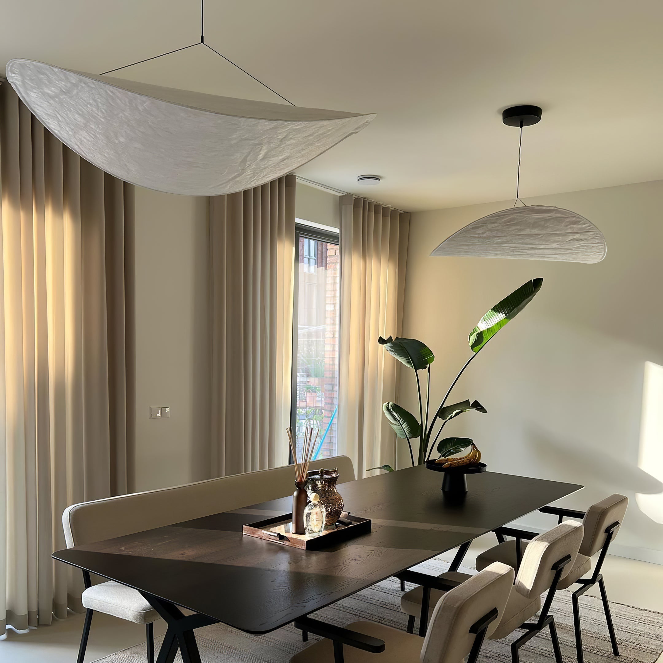 Pendant Light LED | Curved Shade Ceiling Design