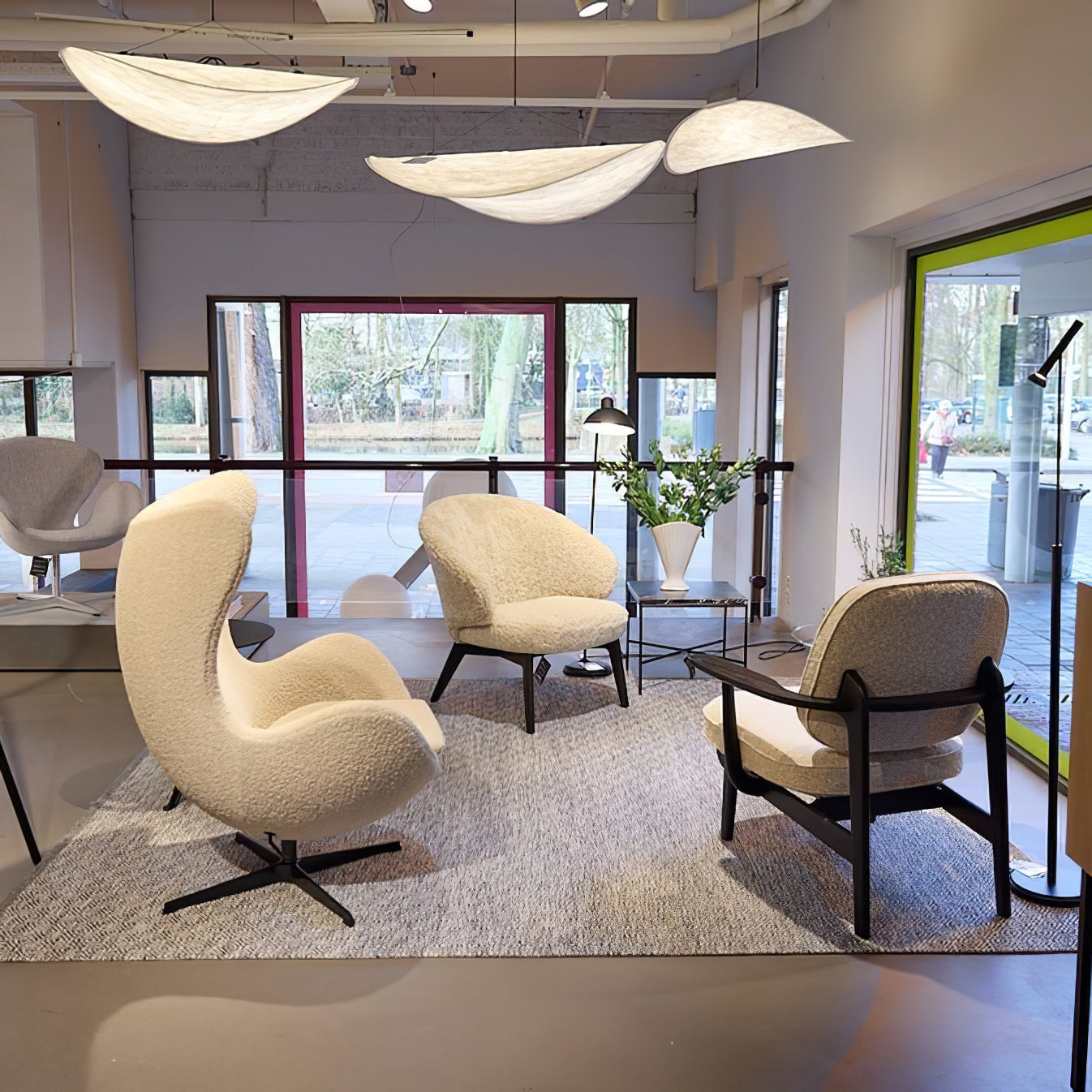 Pendant Light LED | Curved Shade Ceiling Design