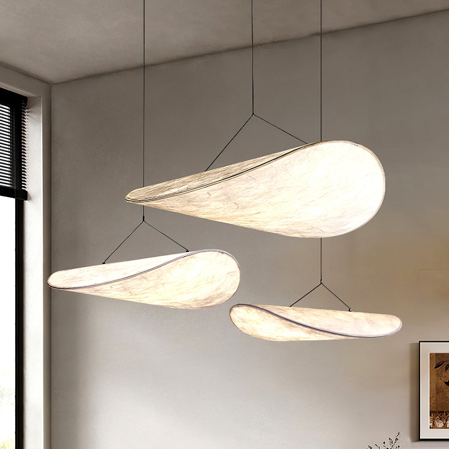 Pendant Light LED | Curved Shade Ceiling Design