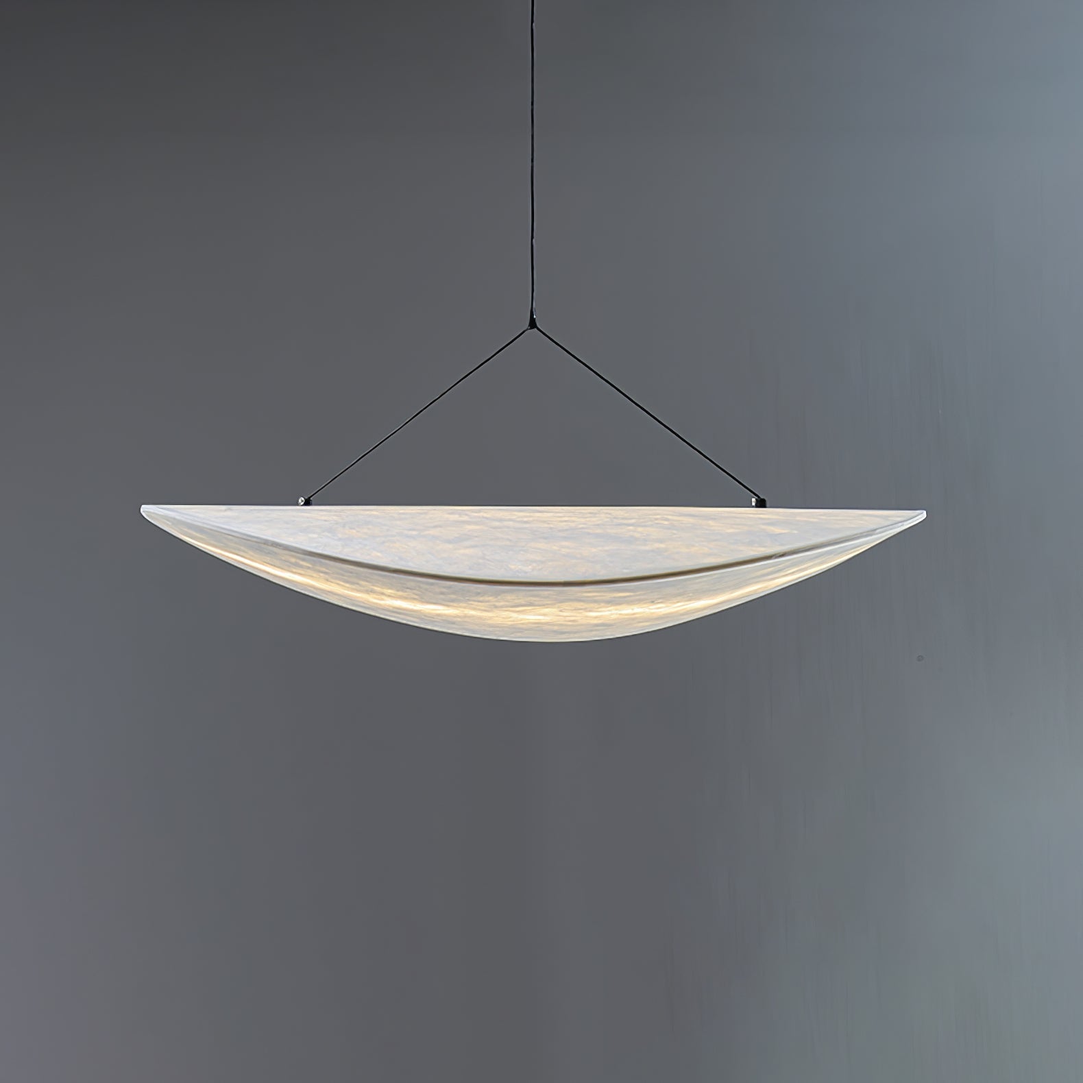 Pendant Light LED | Curved Shade Ceiling Design