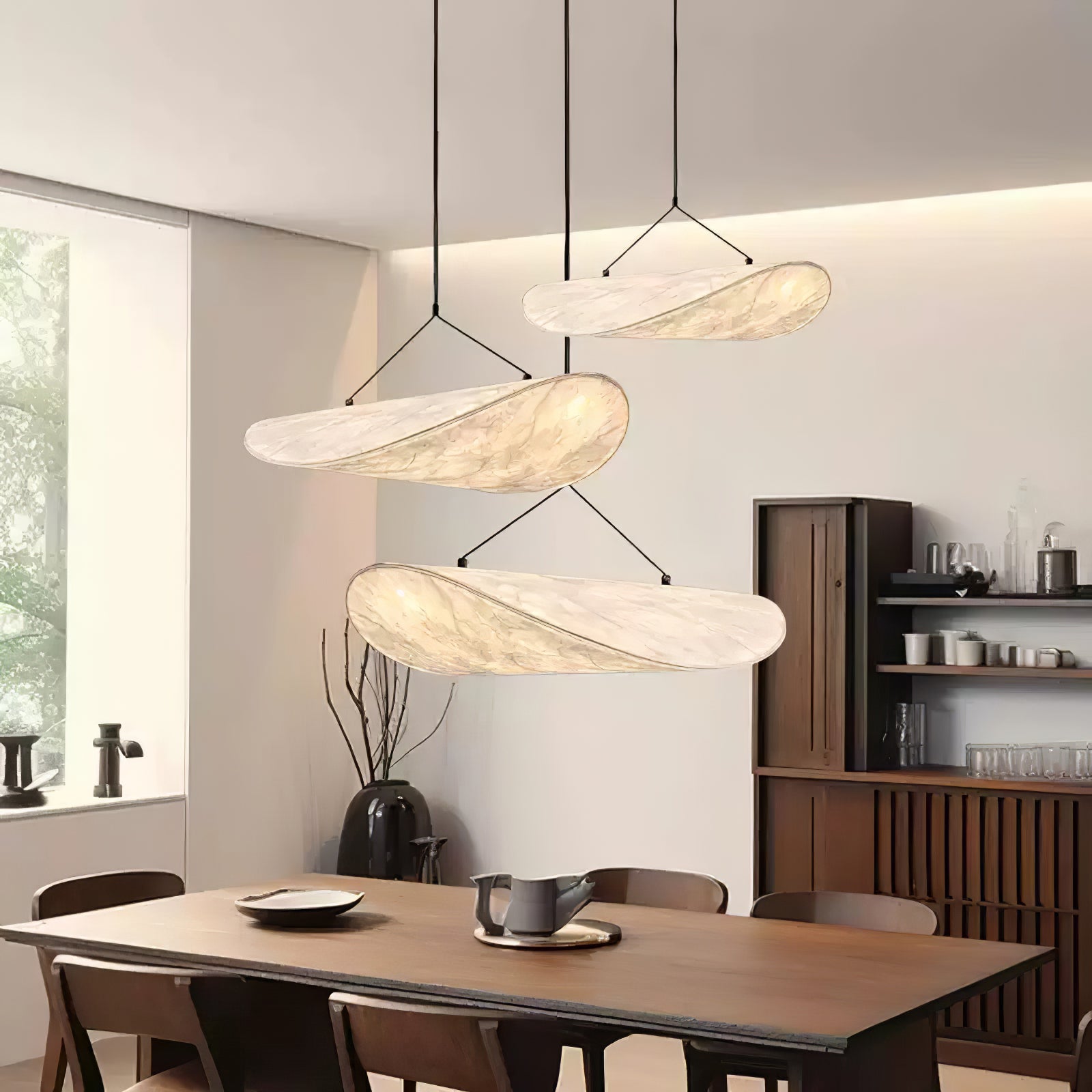 Pendant Light LED | Curved Shade Ceiling Design