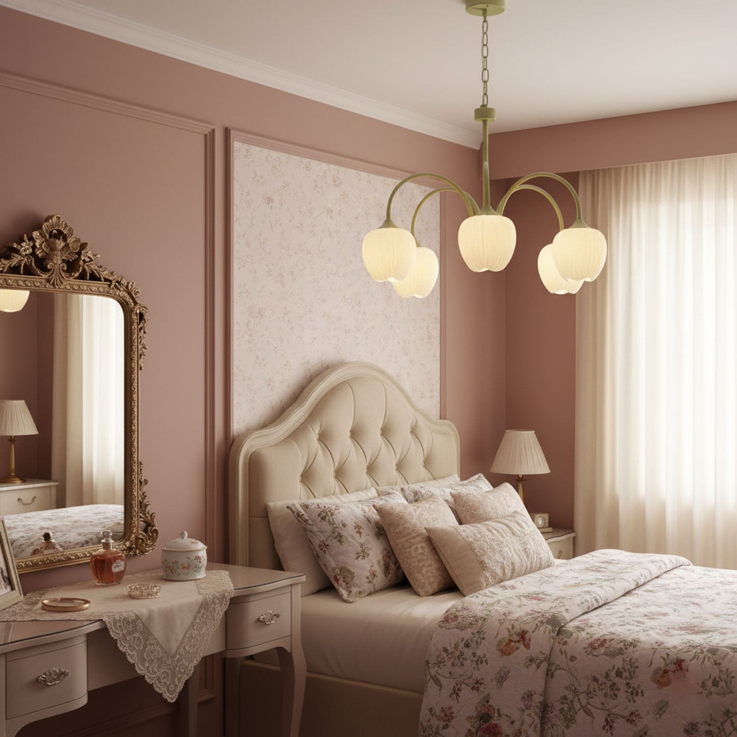 Chandelier Light |  Modern Floral Pendant Light