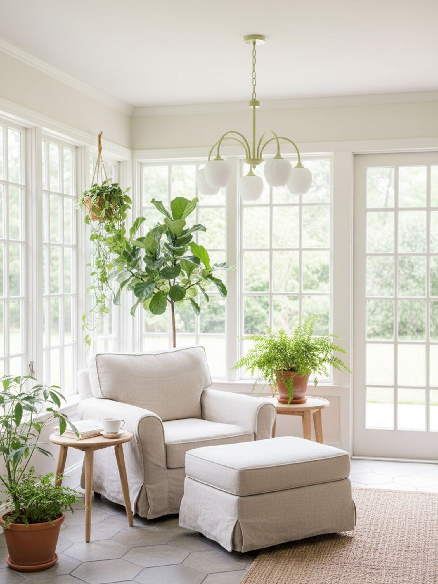 Chandelier Light |  Modern Floral Pendant Light