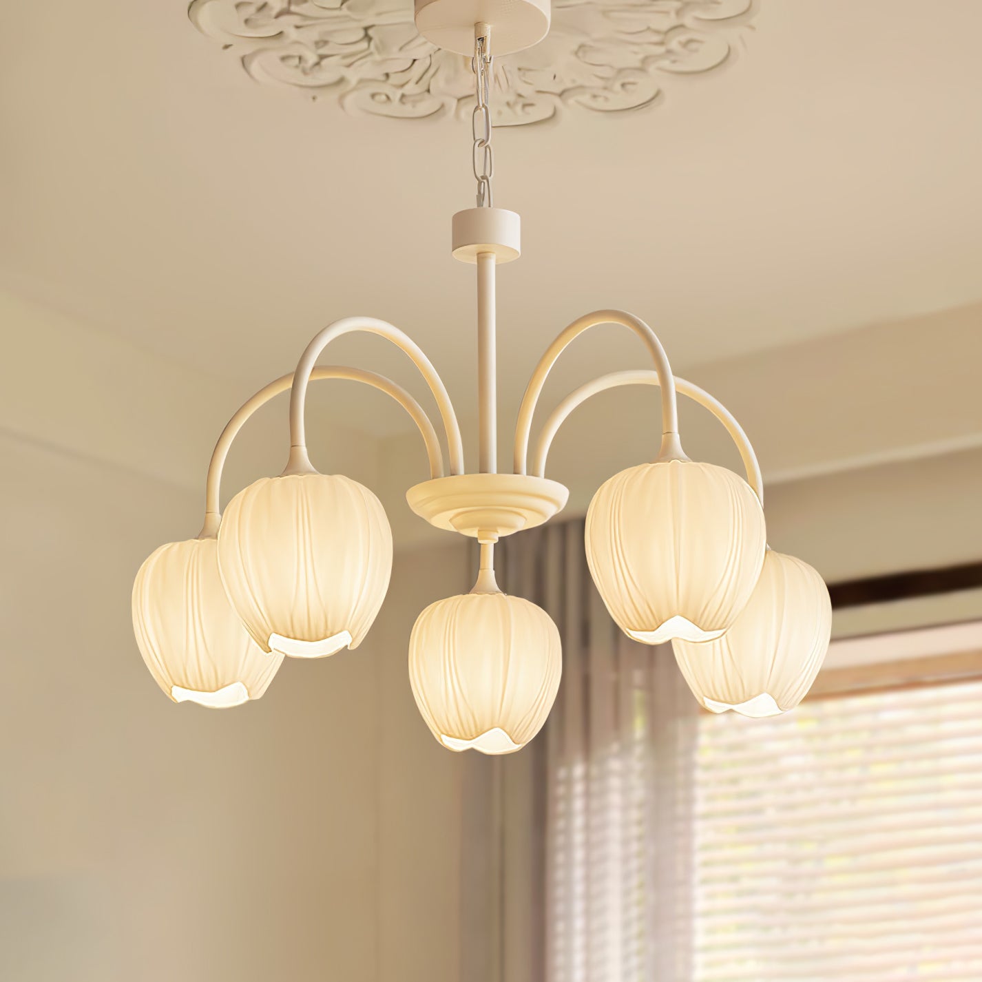 Chandelier Light |  Modern Floral Pendant Light