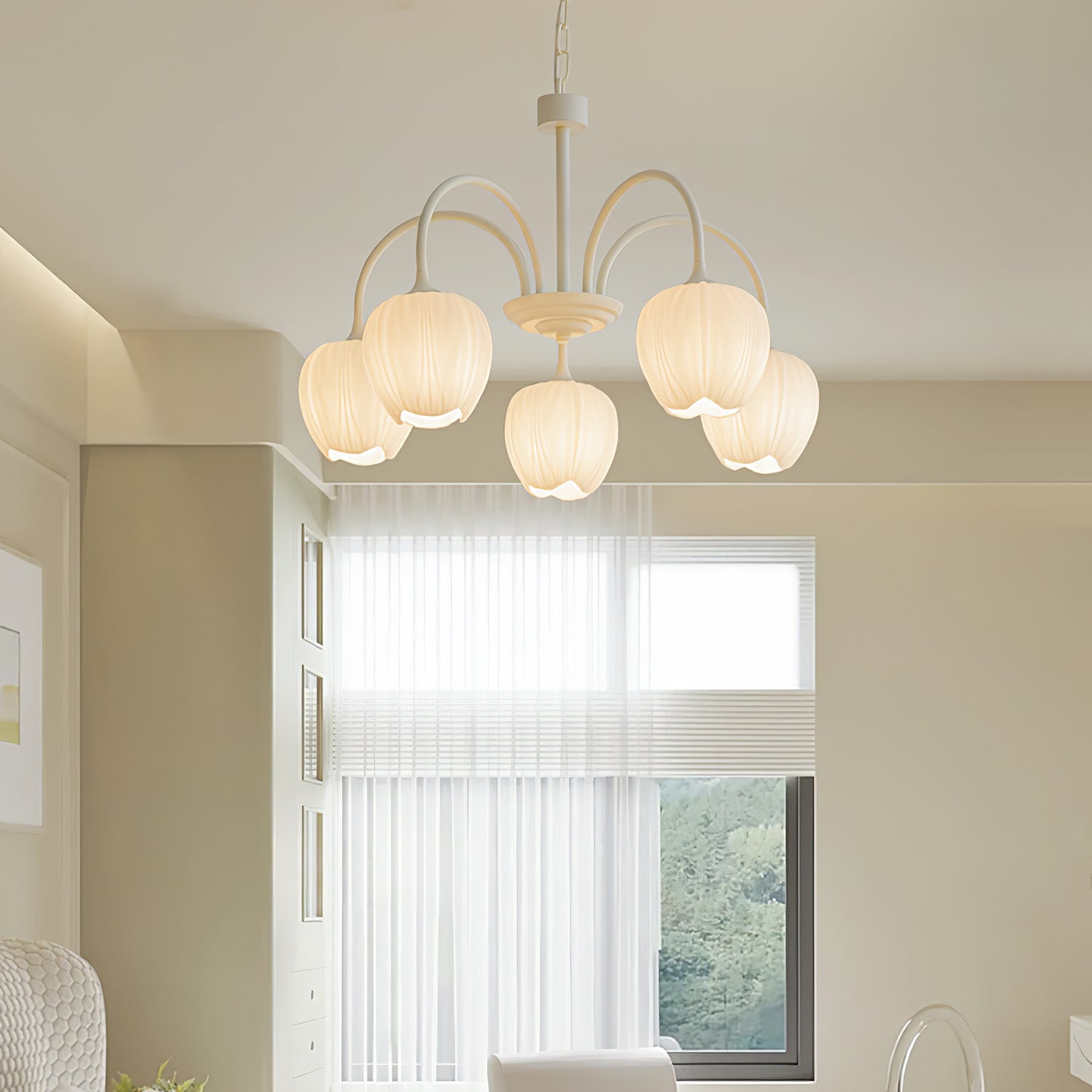 Chandelier Light |  Modern Floral Pendant Light