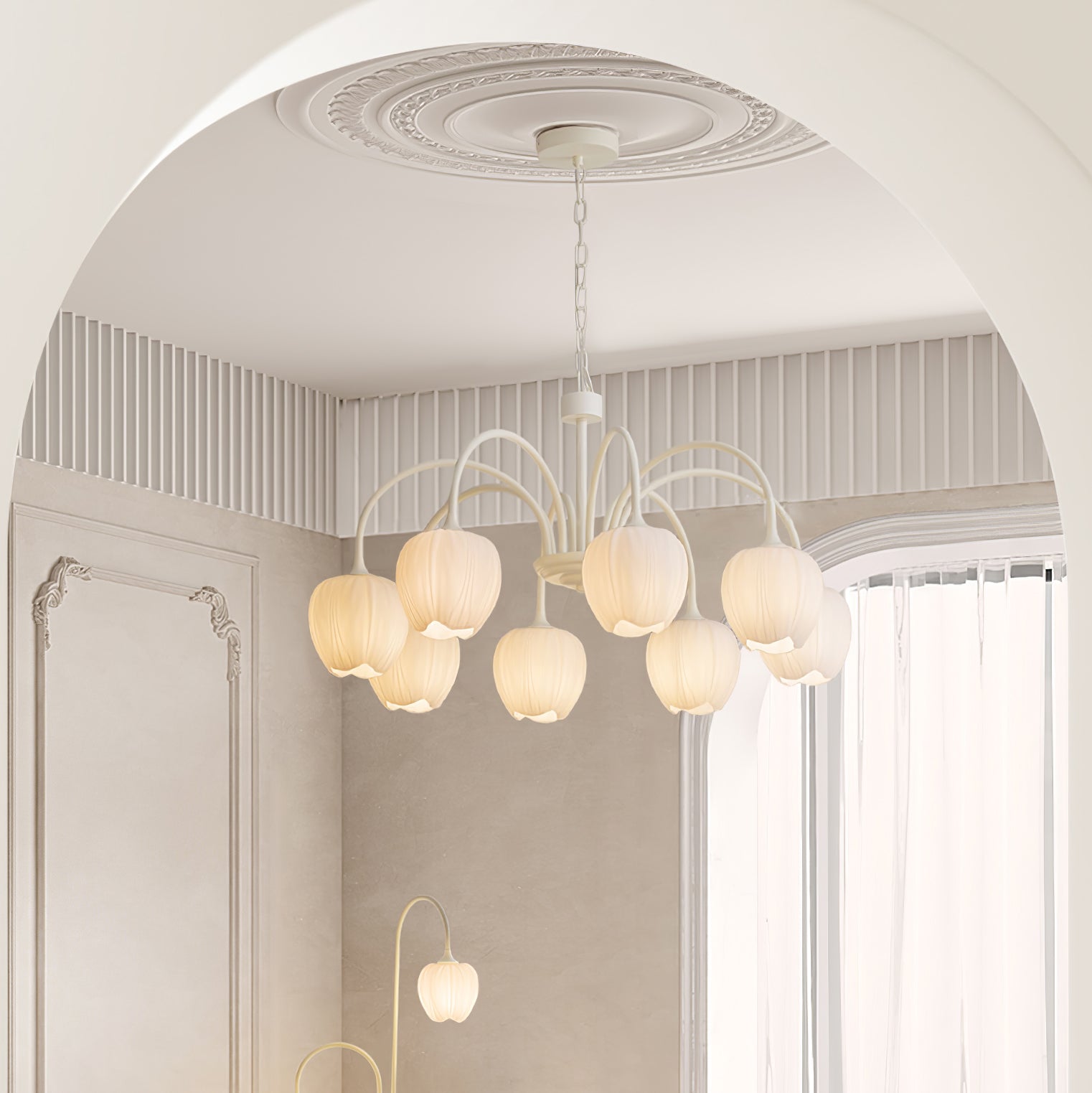 Chandelier Light |  Modern Floral Pendant Light