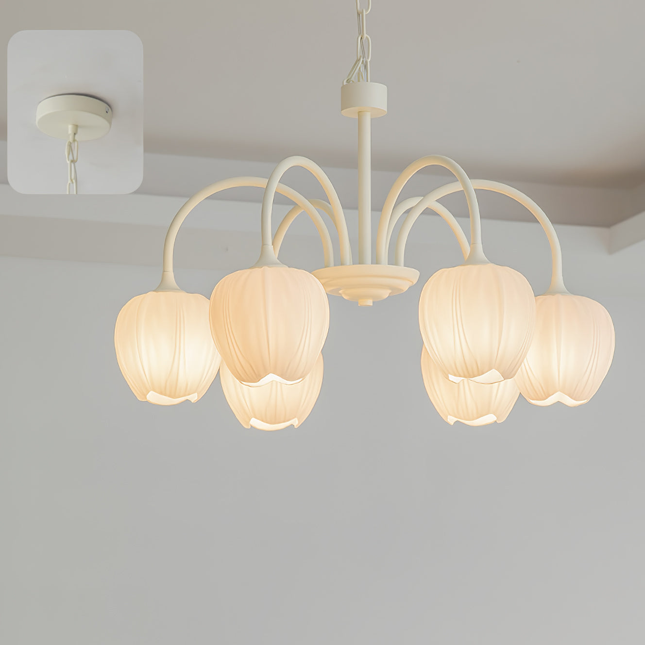 Chandelier Light |  Modern Floral Pendant Light
