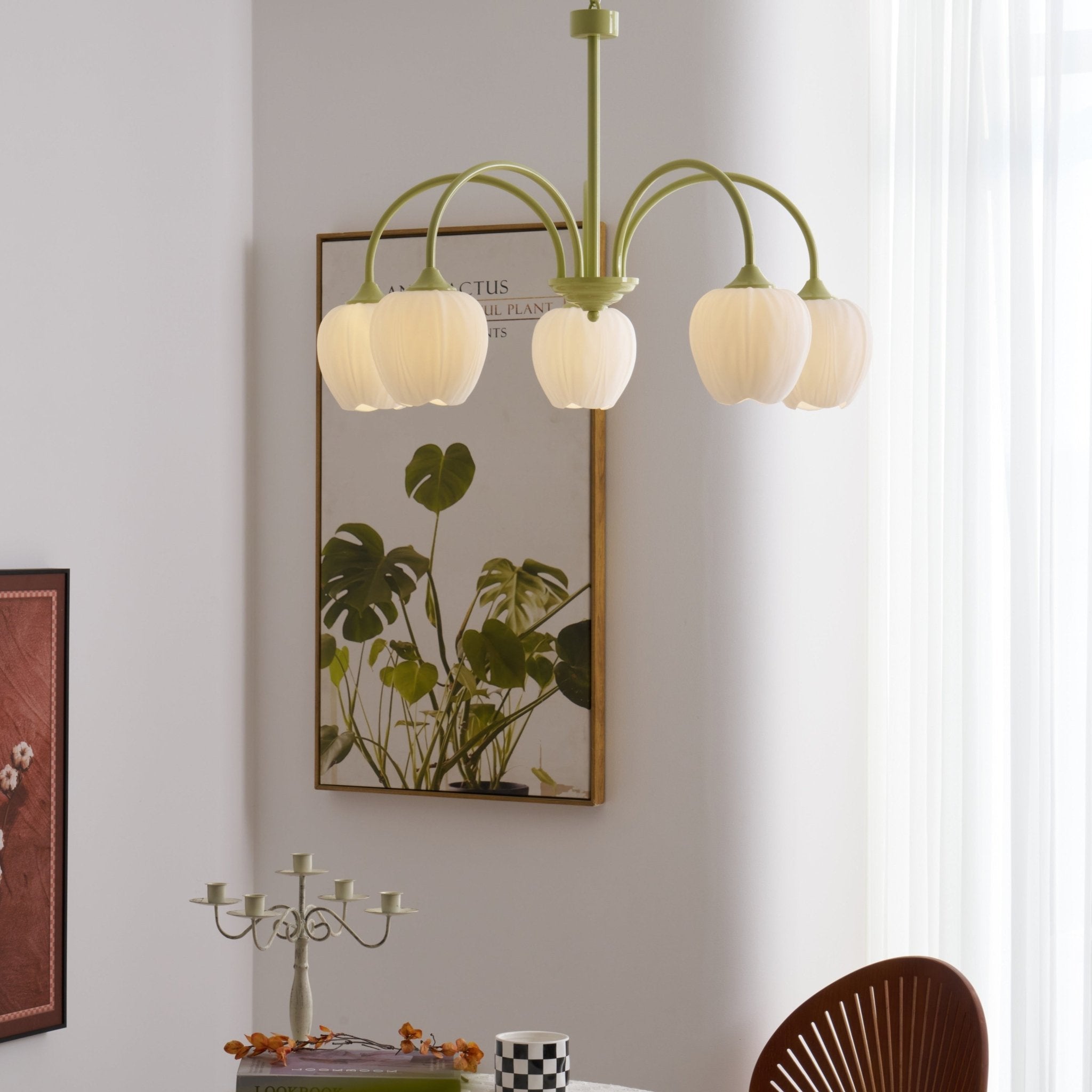Chandelier Light |  Modern Floral Pendant Light