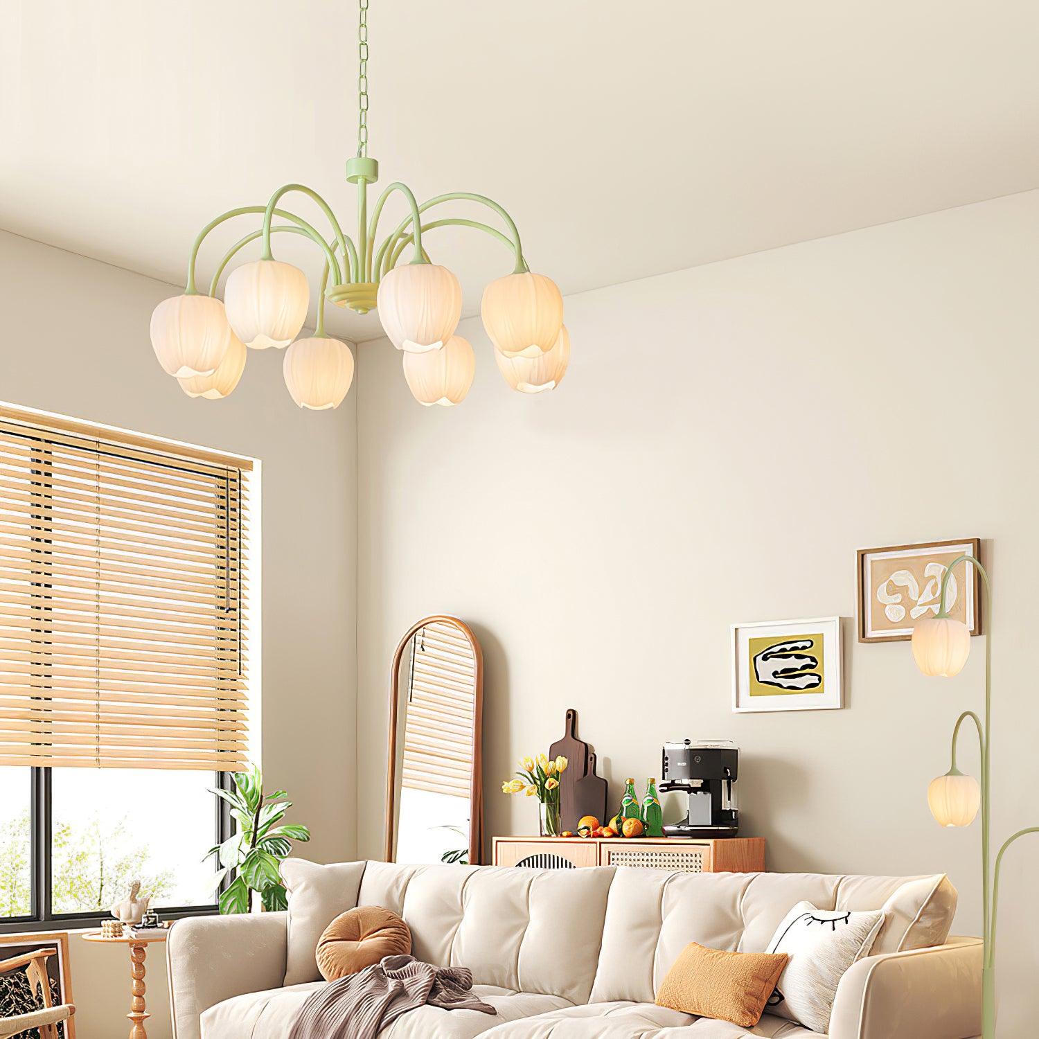 Chandelier Light |  Modern Floral Pendant Light