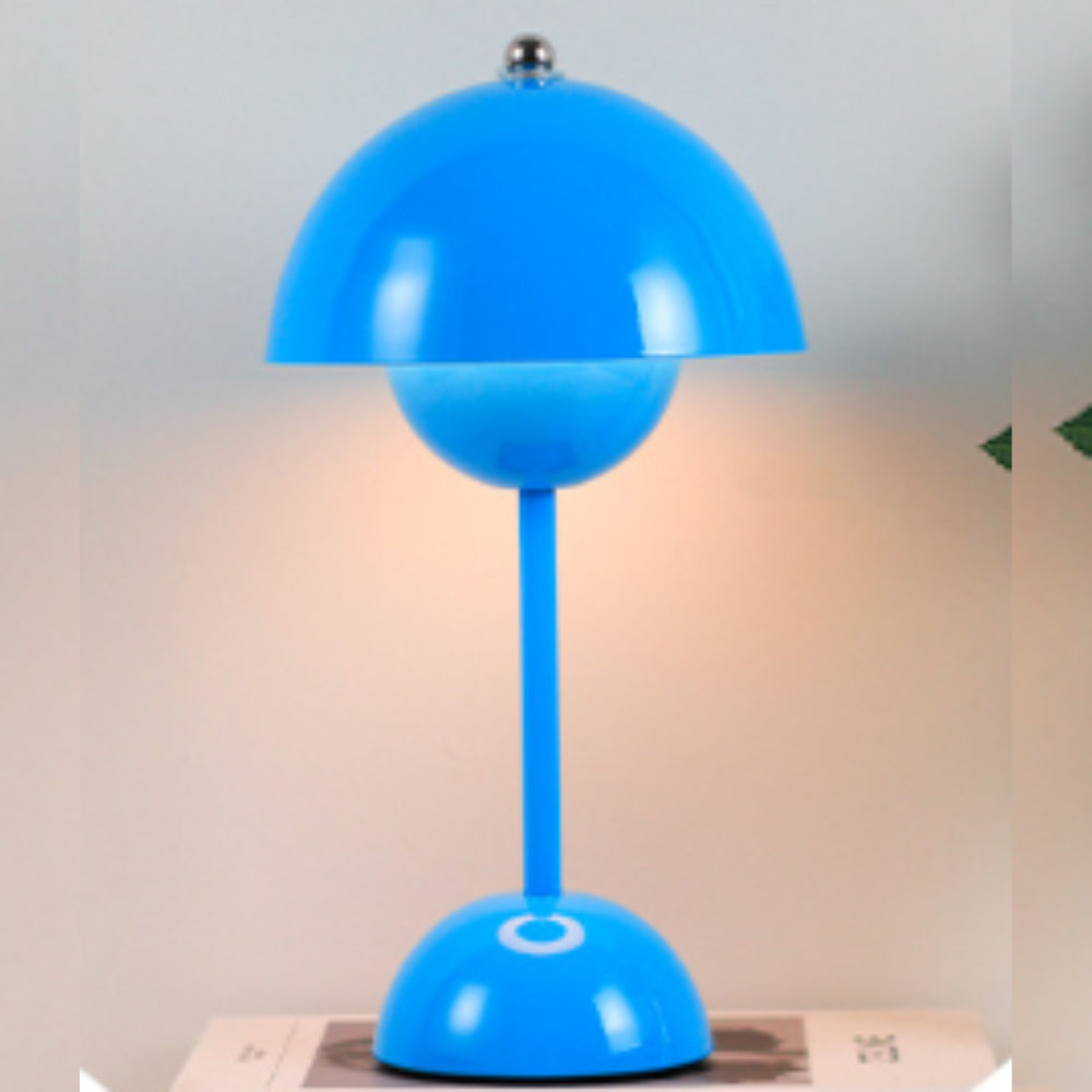 Table Lamp Dome Shade | Compact Desk Fixture