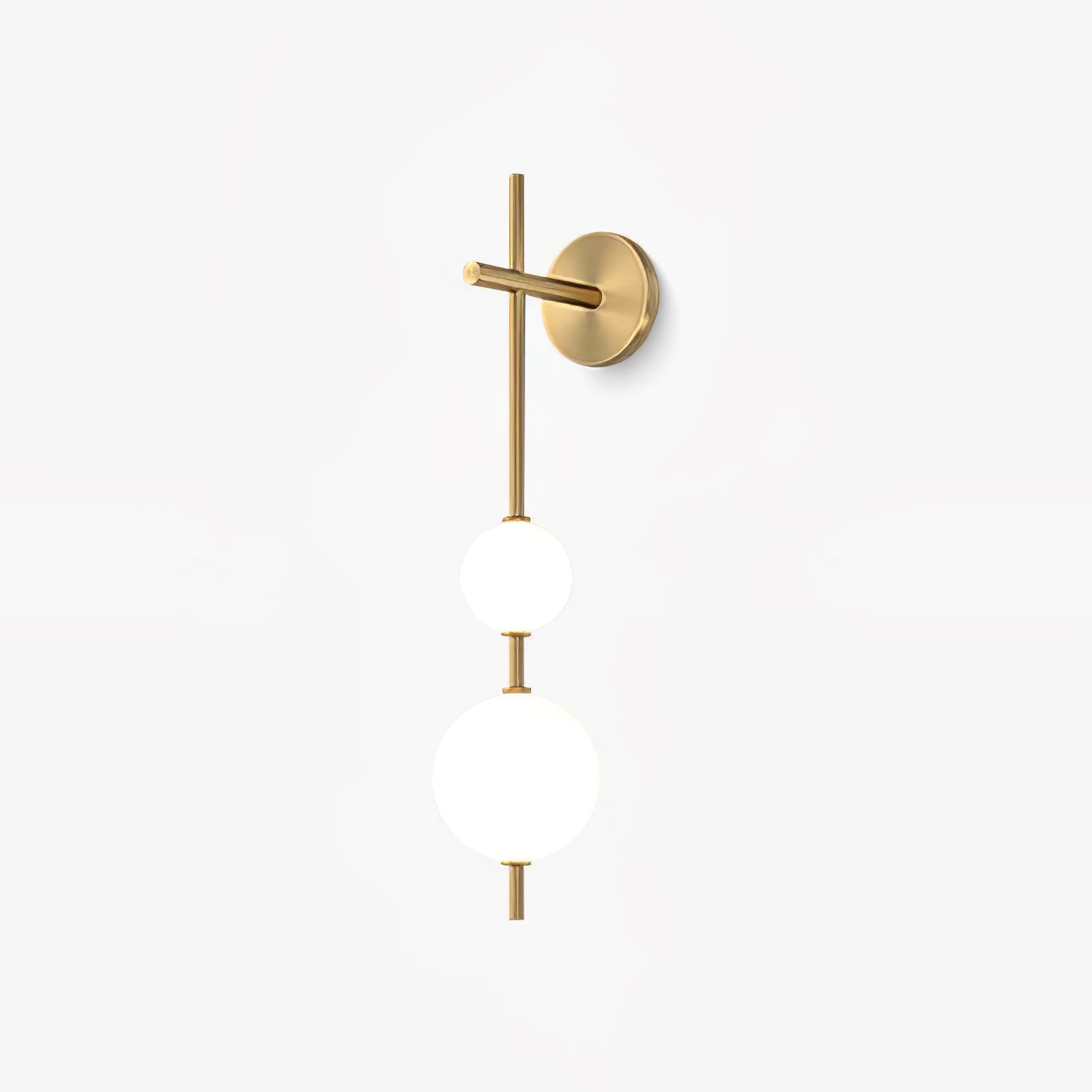 Bedroom Modern Wall Light | Vertical Glass Globe